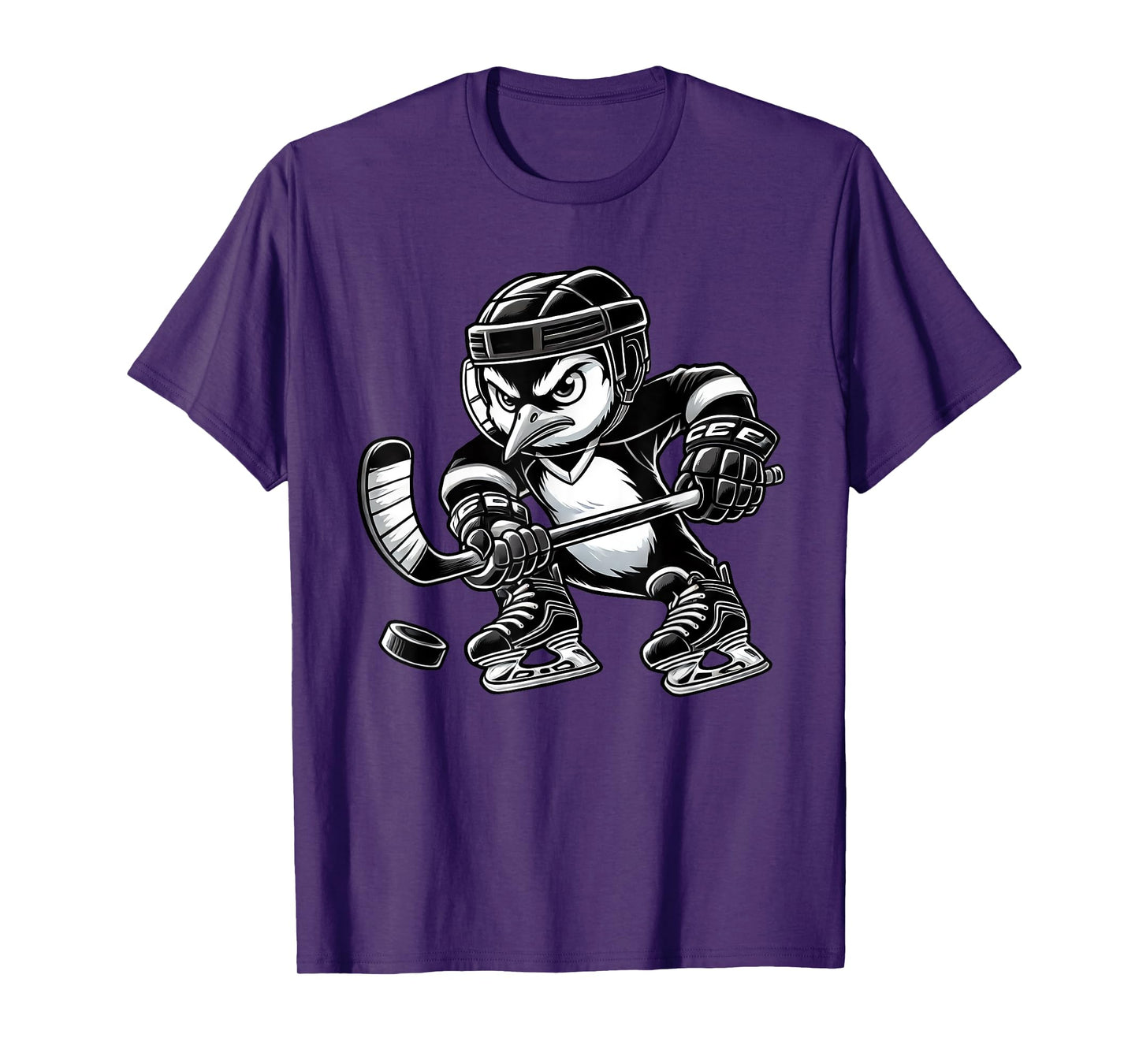 Penguin Hockey Player Team T-Shirt