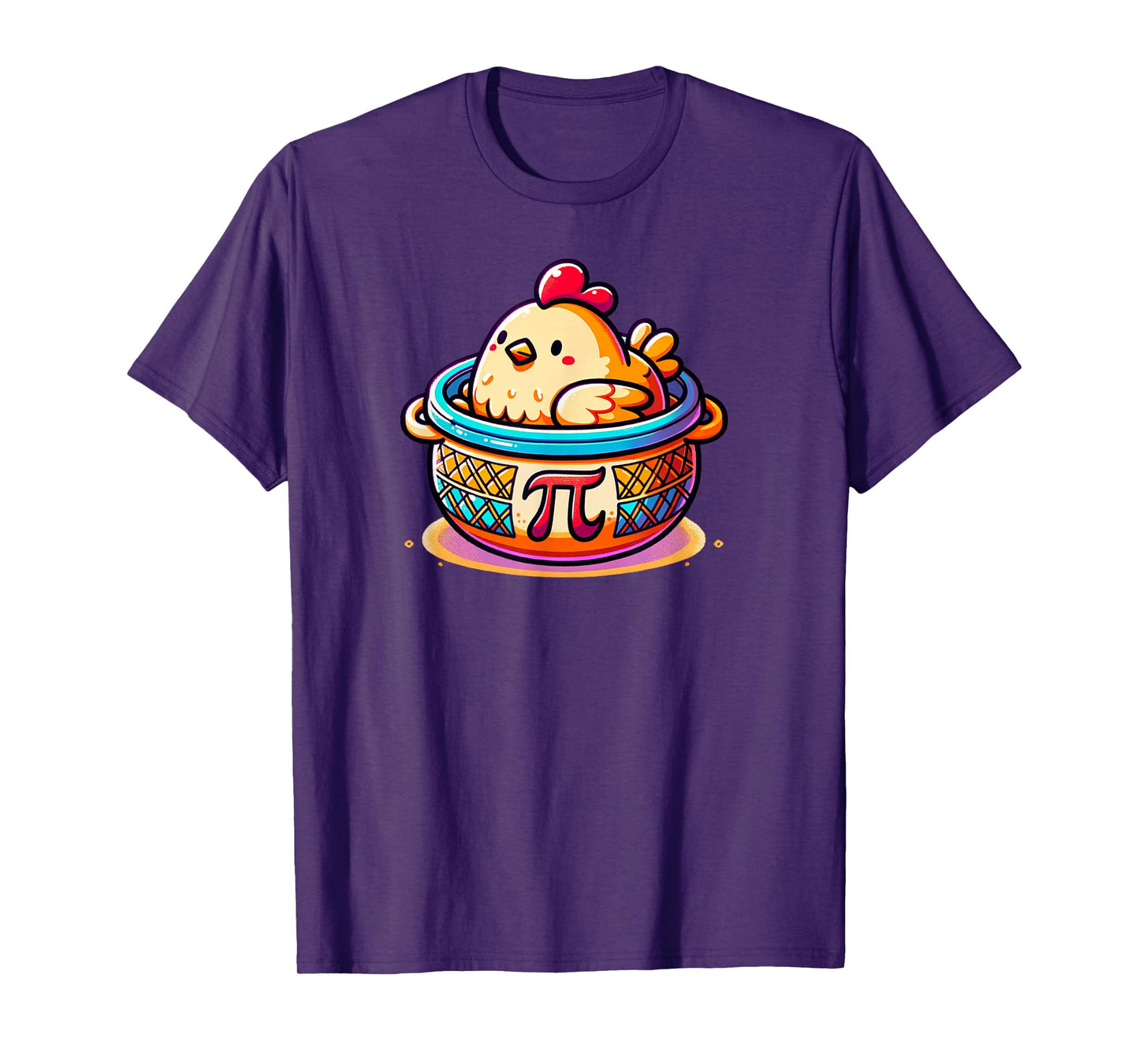 Chicken Pot Pie Funny Pi Day Math T-Shirt