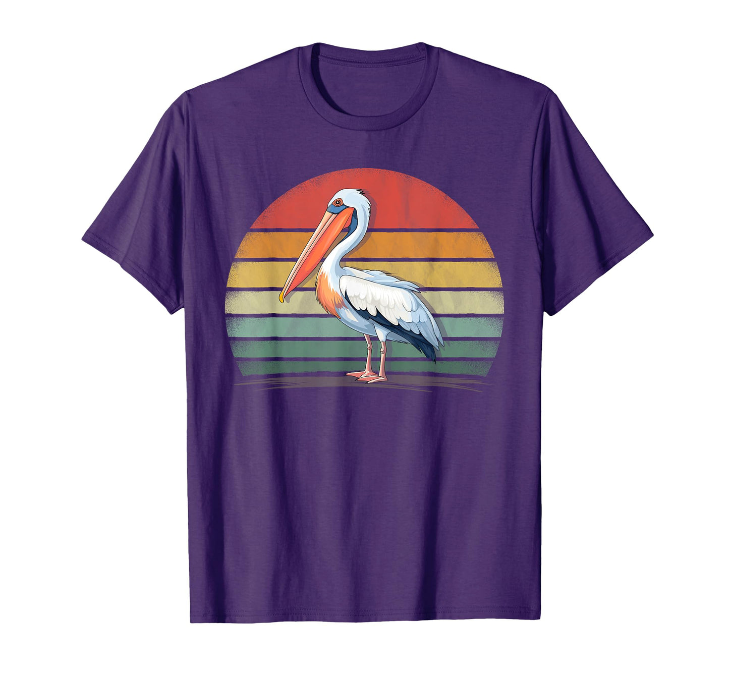 Pelican Bird Lover Retro Style Distressed Vintage Pelican T-Shirt