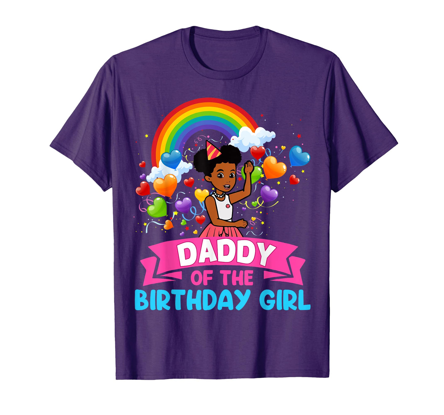 Daddy Of Birthday Girl Gracie Birthday Dolls Girl Party T-Shirt