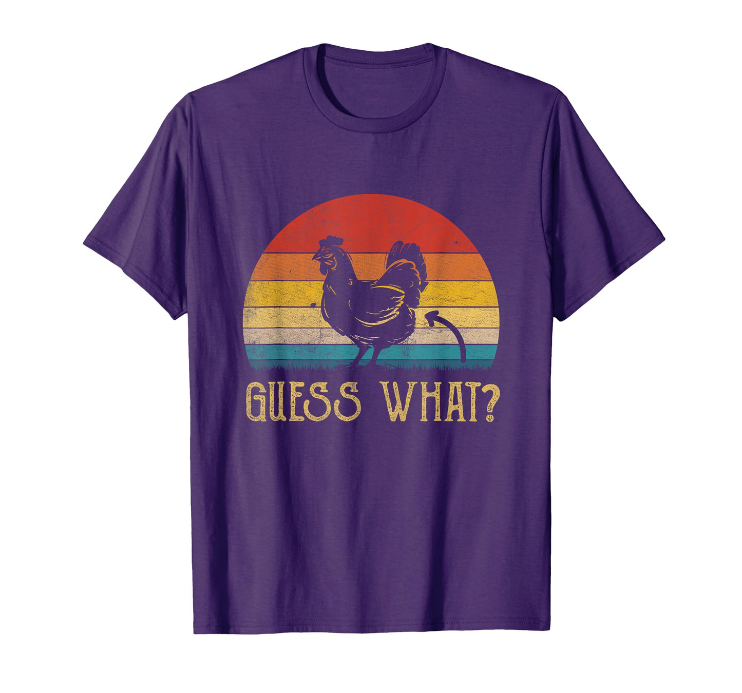 Vintage Guess What Chicken Butt T-Shirt Farm Farmer Funny T-Shirt