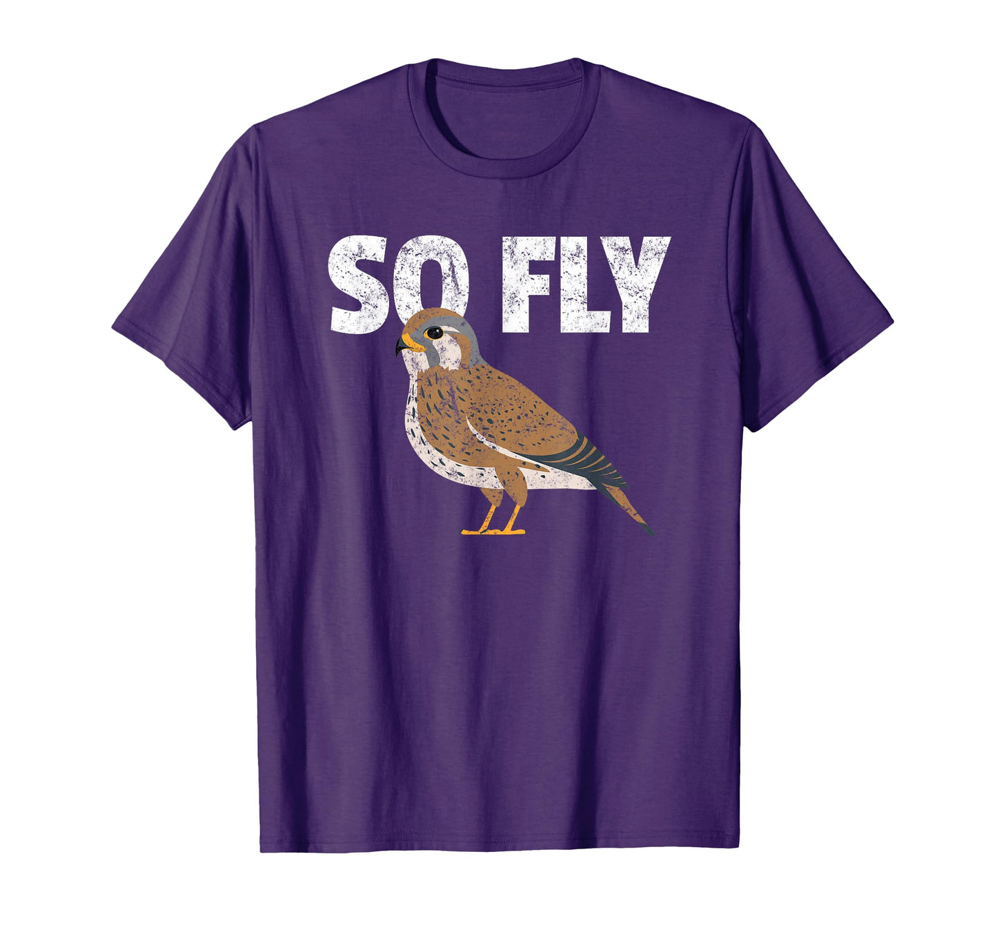 Kestrel, Falcon, Birdwatcher, Funny, So Fly T-Shirt