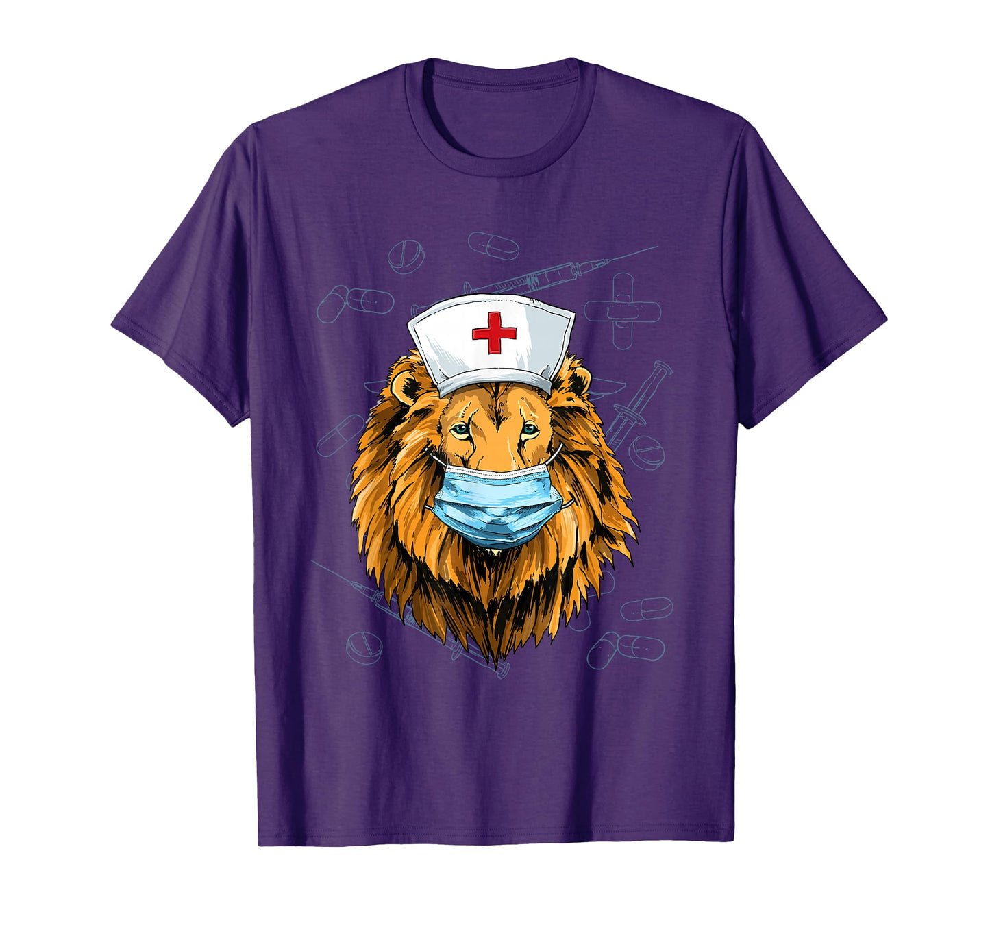 Lion Nurse Practitioner RN Nursing School Graduation T-Shirt