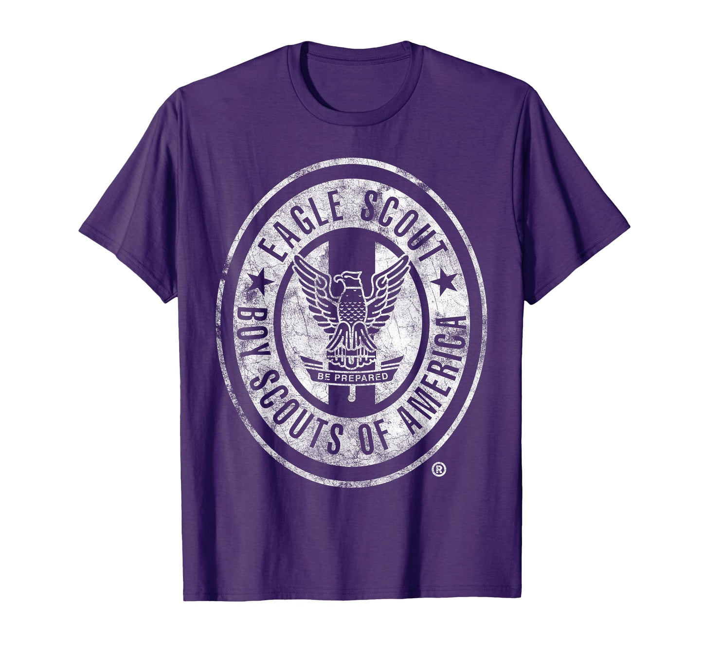 Eagle Scout Vintage (White Distressed) T-Shirt