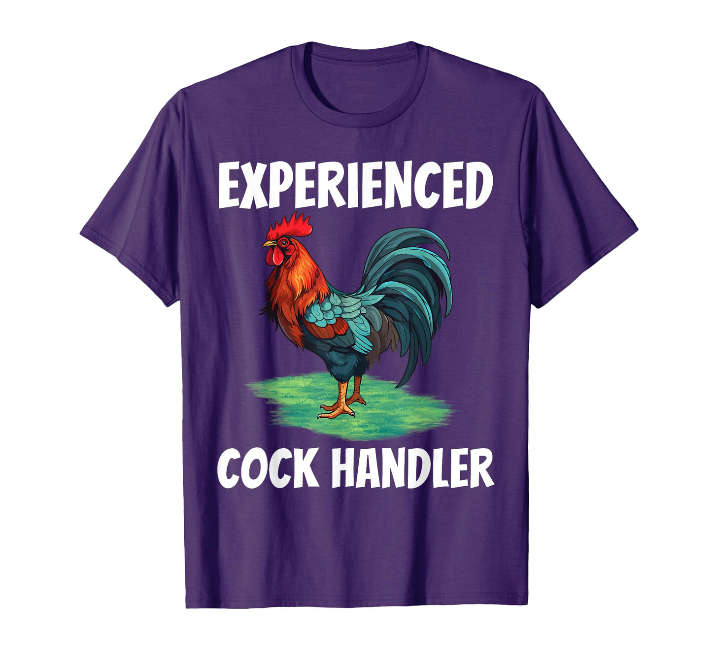 Experienced Cock Handler Chicken Funny Rooster Lover T-Shirt