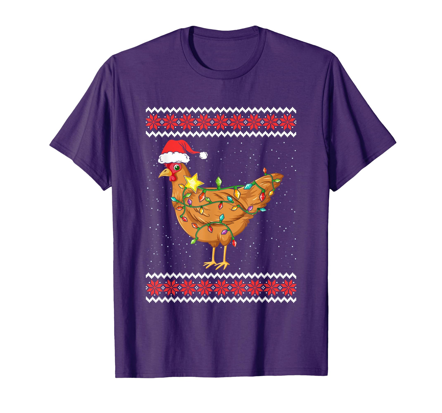 Hen Christmas Ugly Christmas Sweater Funny Chicken T-Shirt