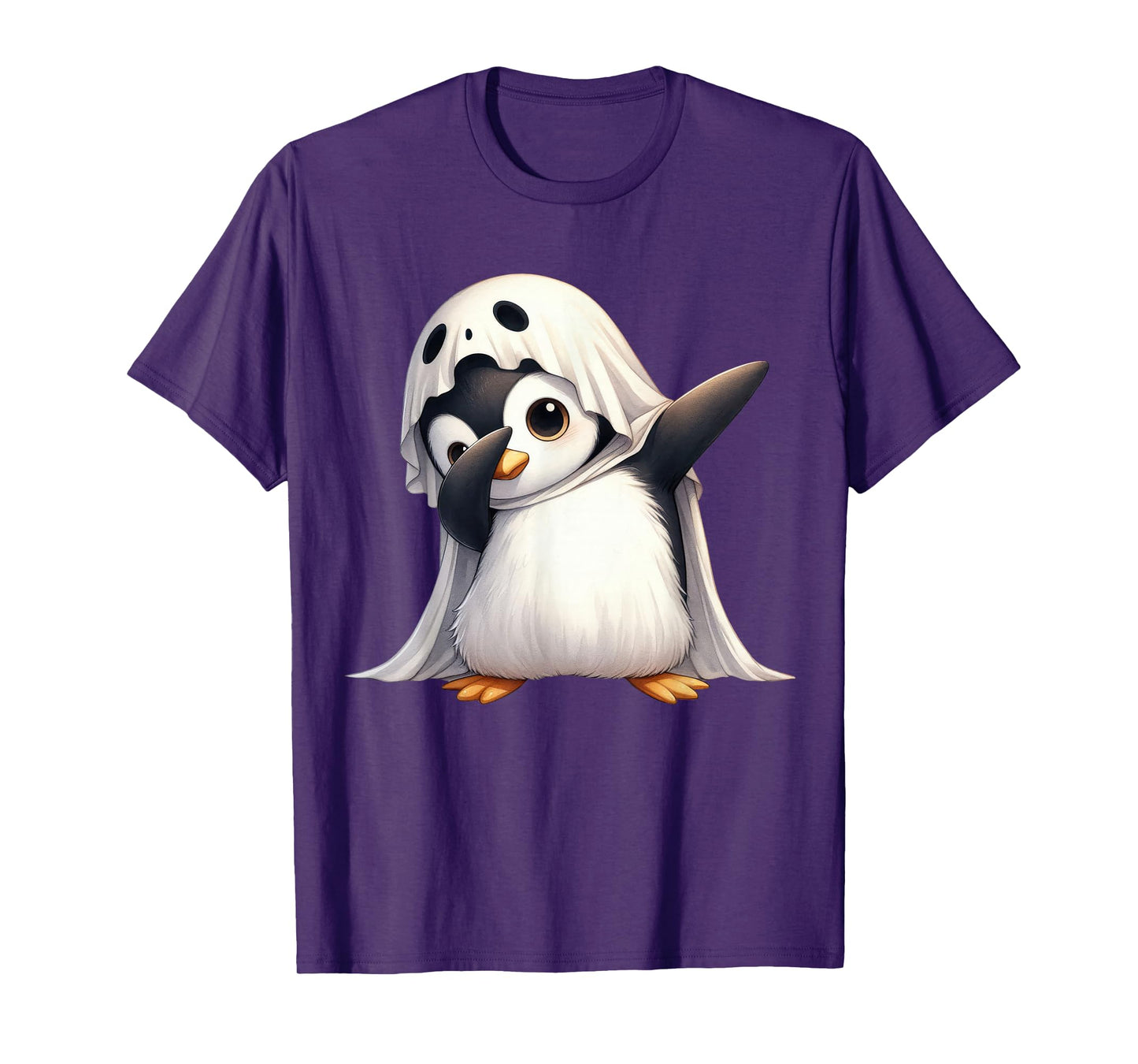 Funny Ghost Penguin Halloween Animals Penguin Lover Spooky T-Shirt