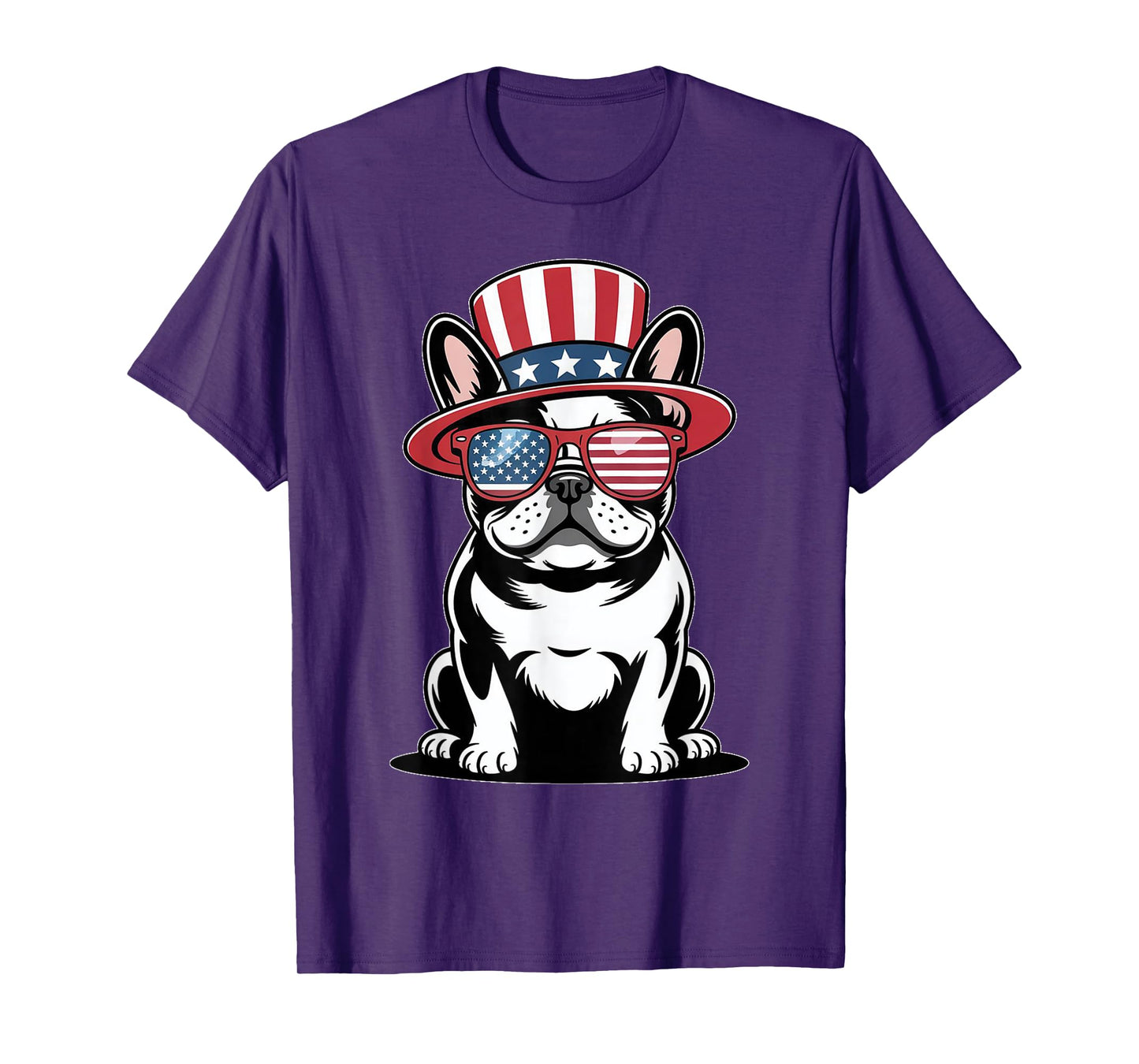 Patriotic French Bulldog US Flag 4Th Of July Dog lovers T-Shirt for Men Women Kids