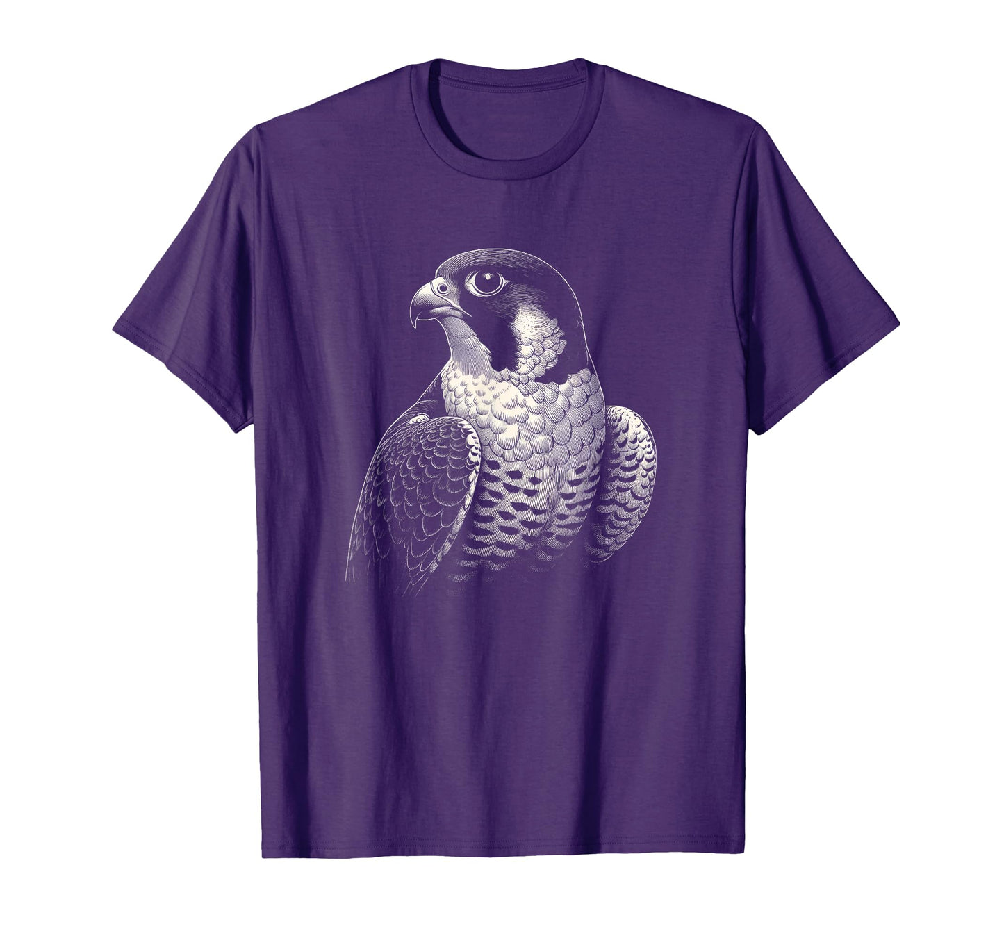 Vintage Peregrine Falcon Bird Graphic Art Design T-Shirt