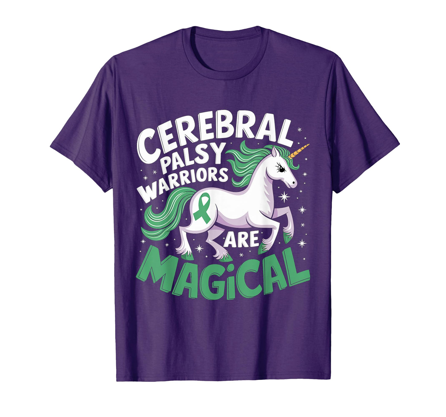 Cerebral Palsy Warriors Are Magical Cerebral Palsy CP Month T-Shirt