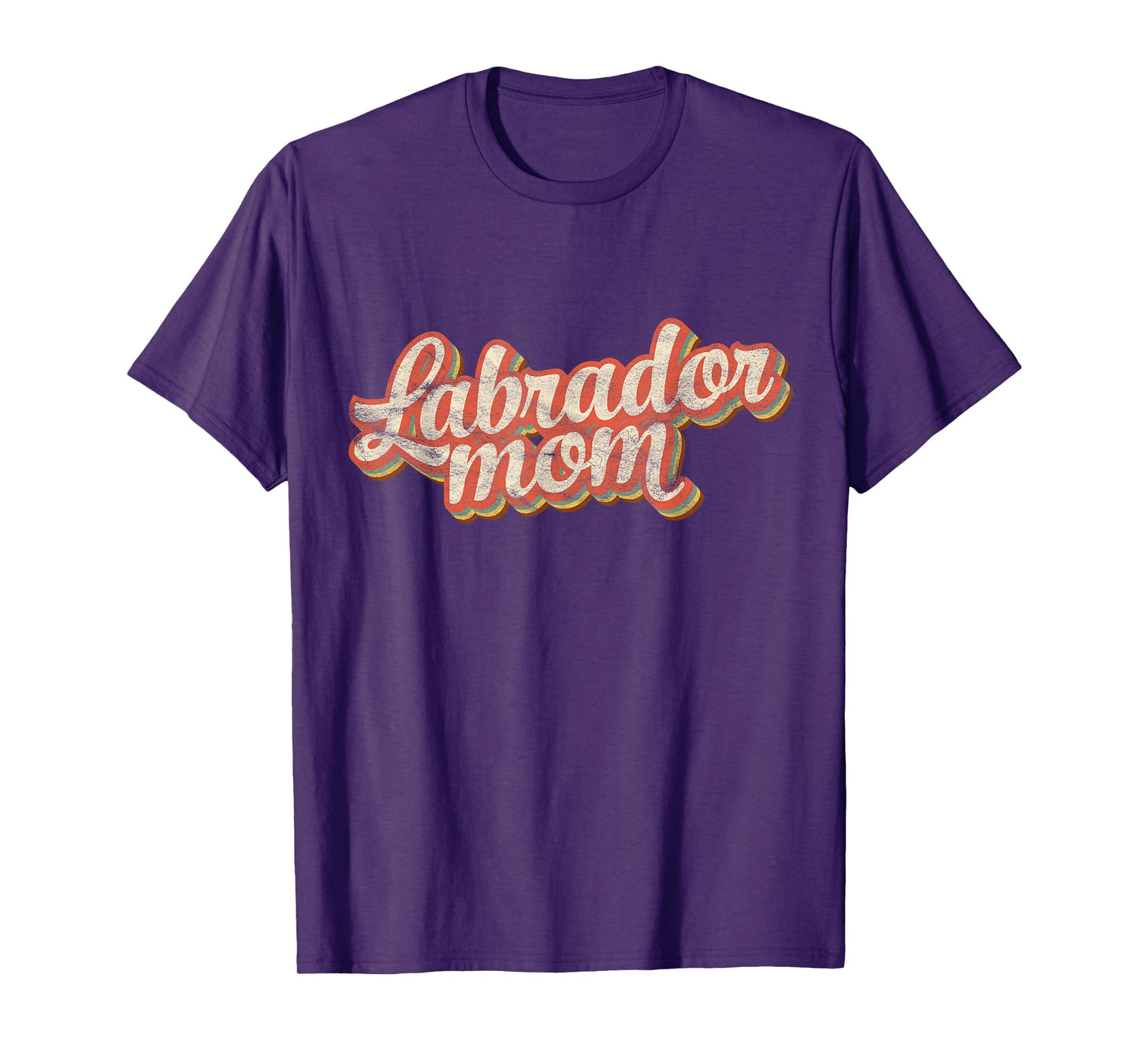 Vintage Labrador Mom Gift Dog Lover Golden Black Lab Mama T-Shirt for Men Women Kids