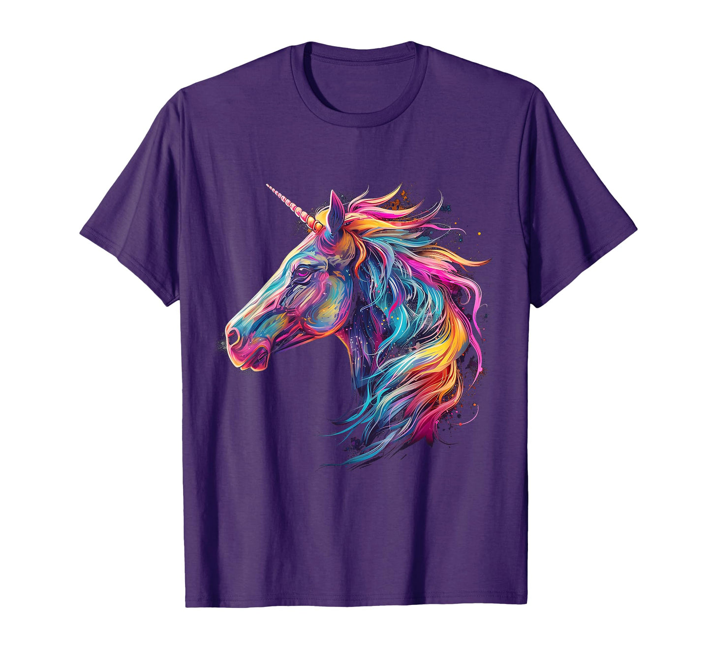 Unicorn Rainbow Animal Graphic Illustration Unicorn T-Shirt