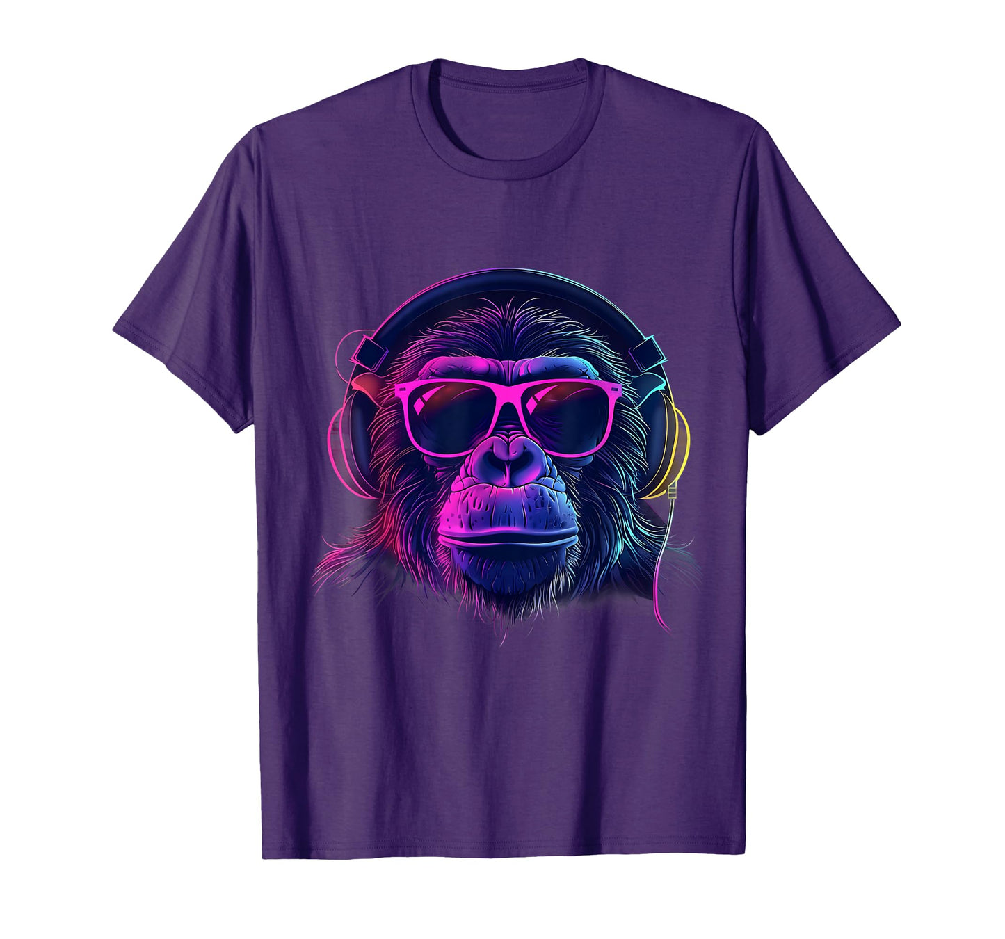 Monkey DJ Beatmaker Techno Music Headphones House Music T-Shirt