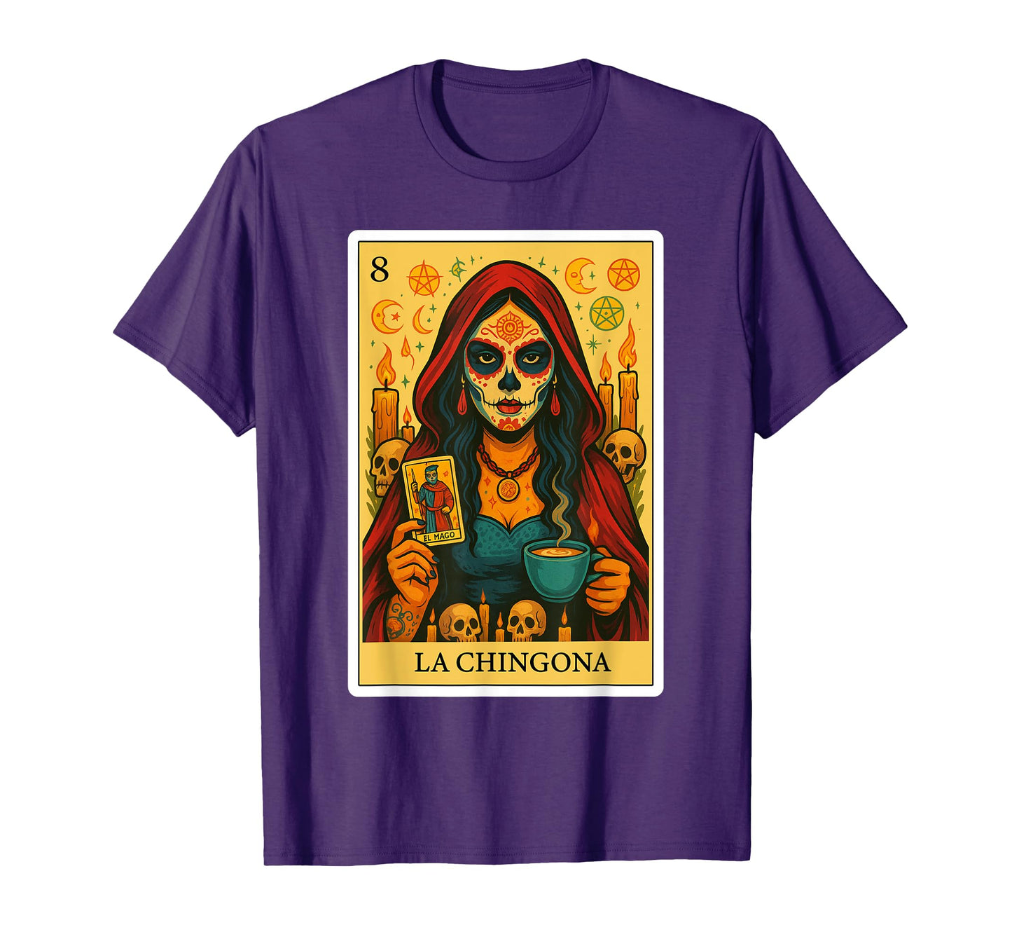 La Chingona Hechicera Spanish-Mexican Bingo Gifts for Women T-Shirt
