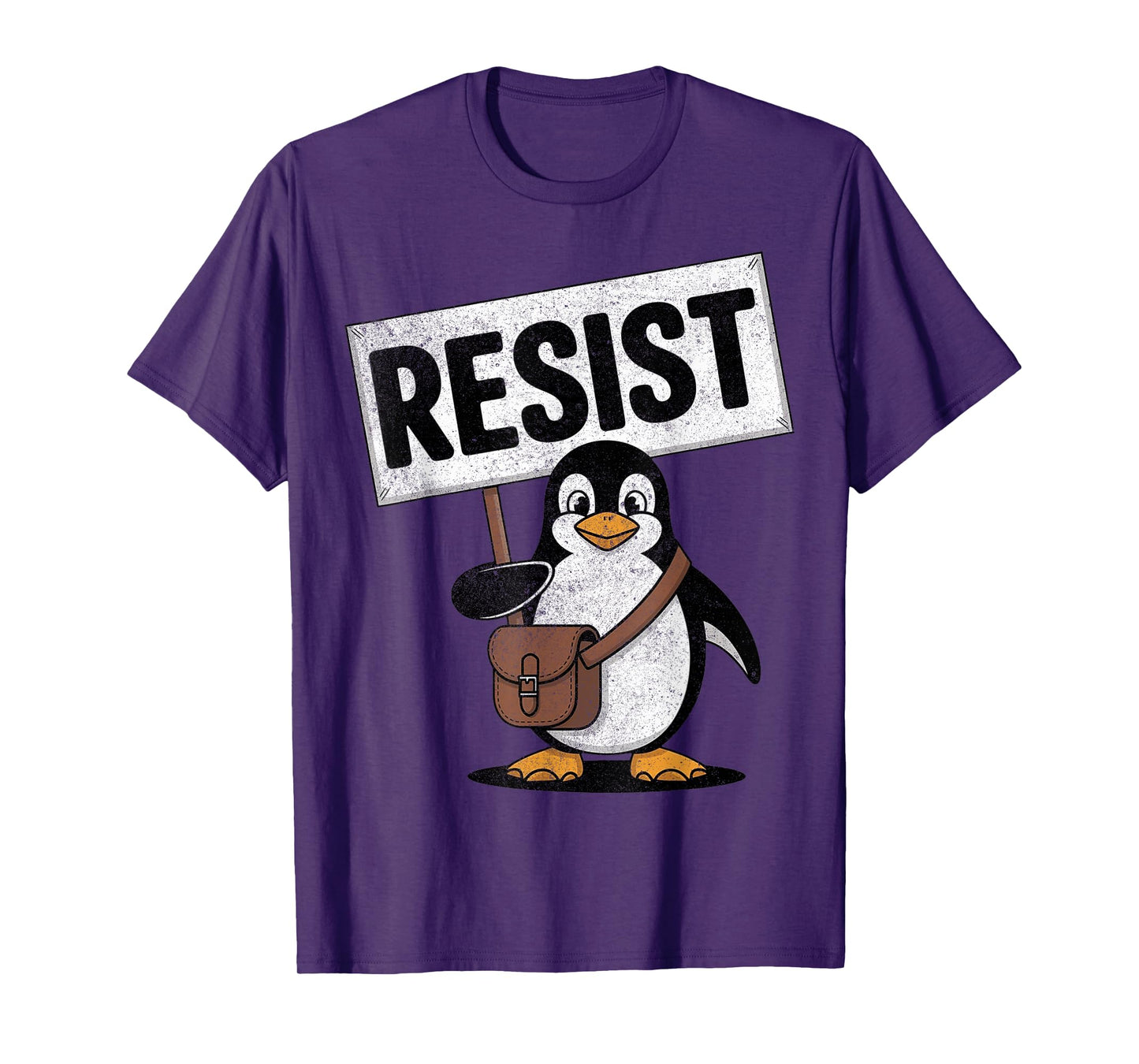 Penguin Protest Activism Resist T-Shirt