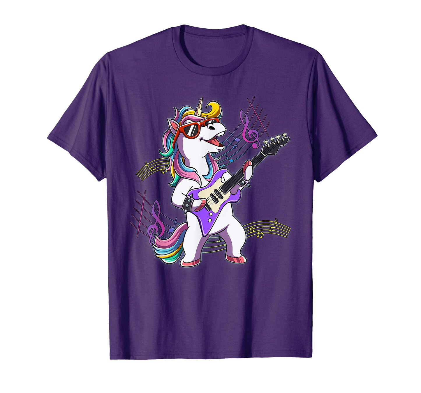 Unicorn Guitar Rockstar T-Shirt