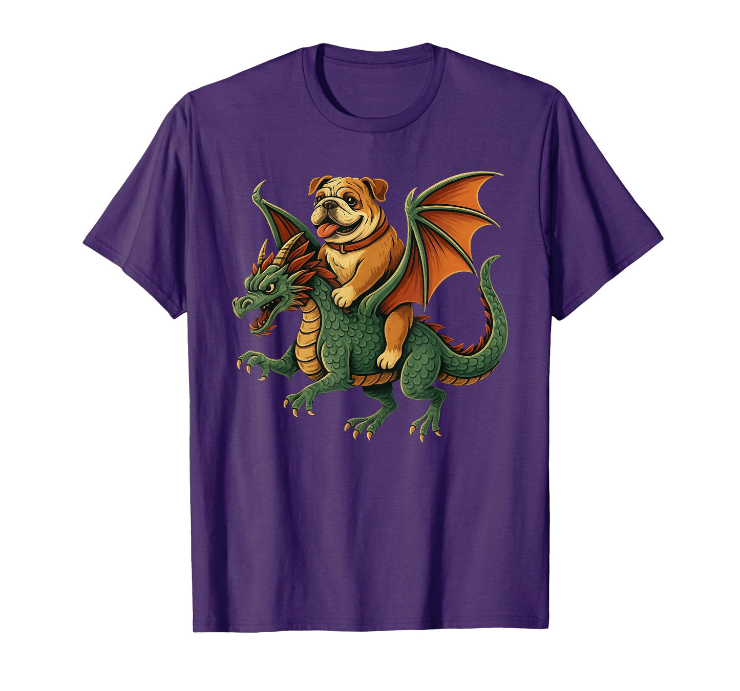 English Bulldog Dog Dragon T-Shirt