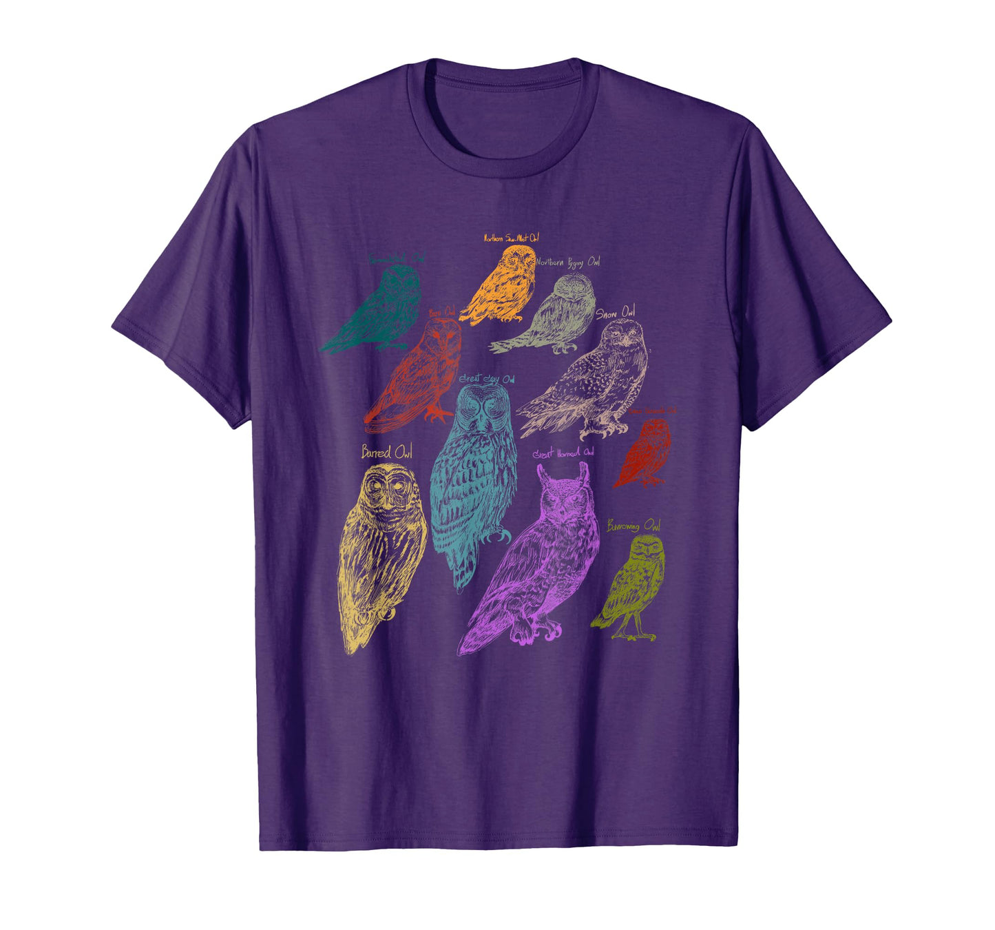 Forest Owl Breed Ornithologist Gift Owl T-Shirt