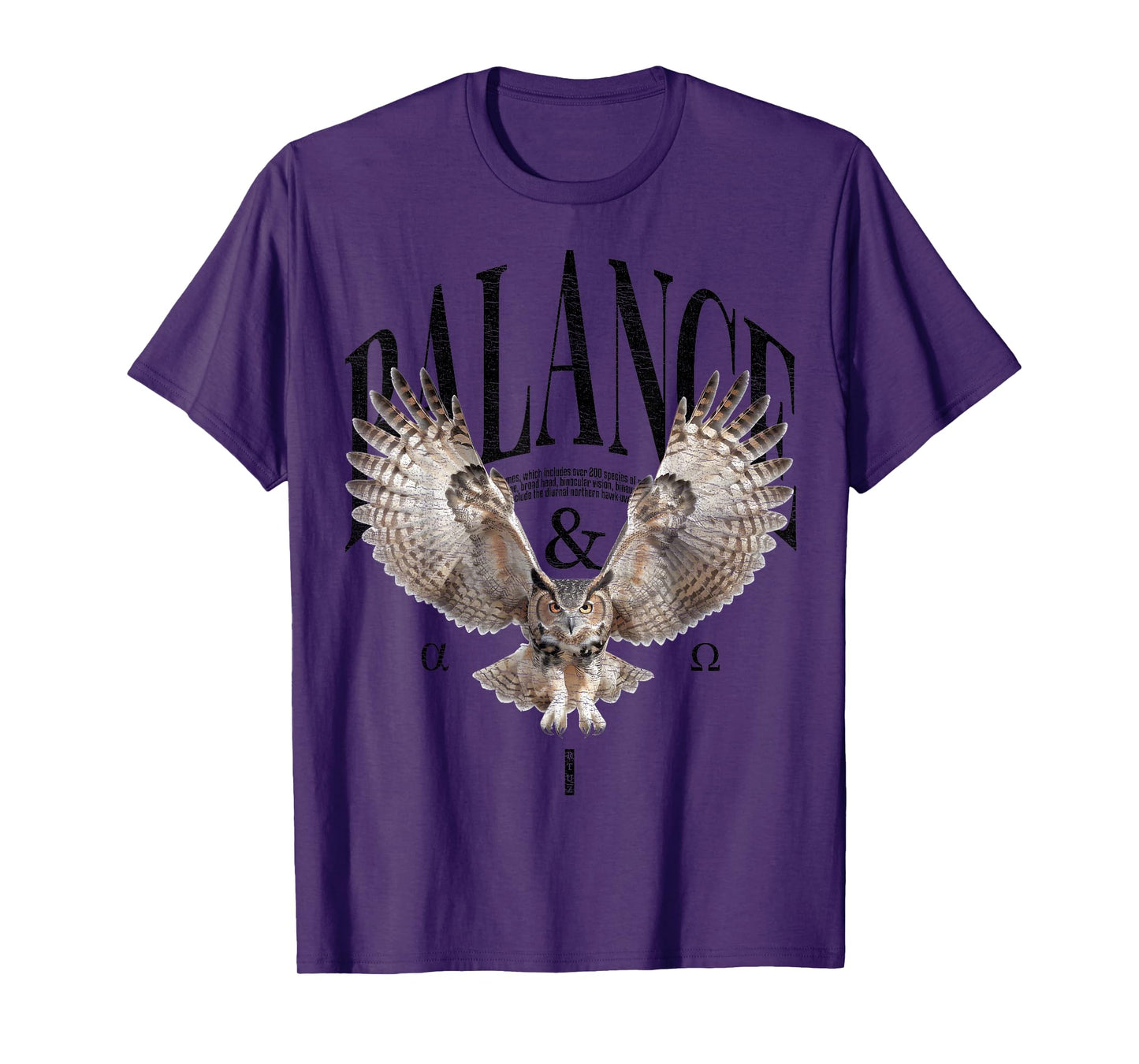 Elegant vintage night owl wild animal owls bird owl T-Shirt