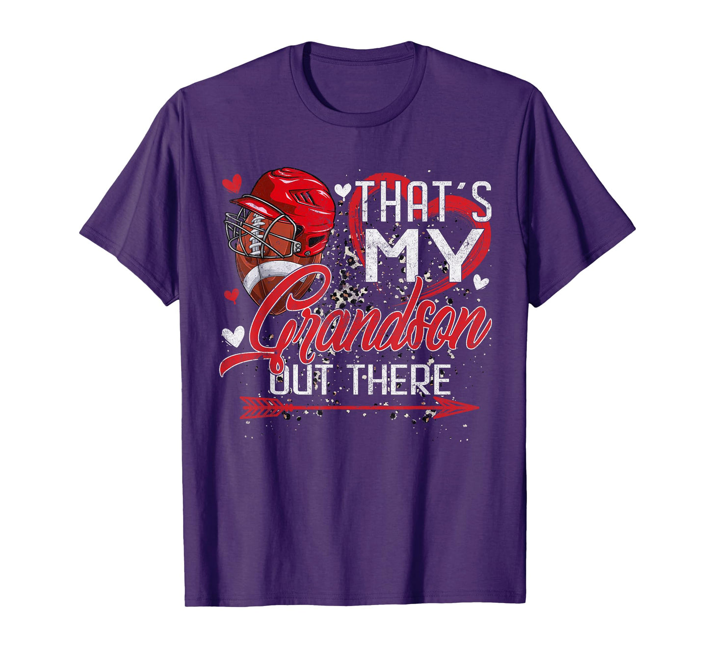 That's My Grandson Out There Football Grandma Mothers Day T-Shirt