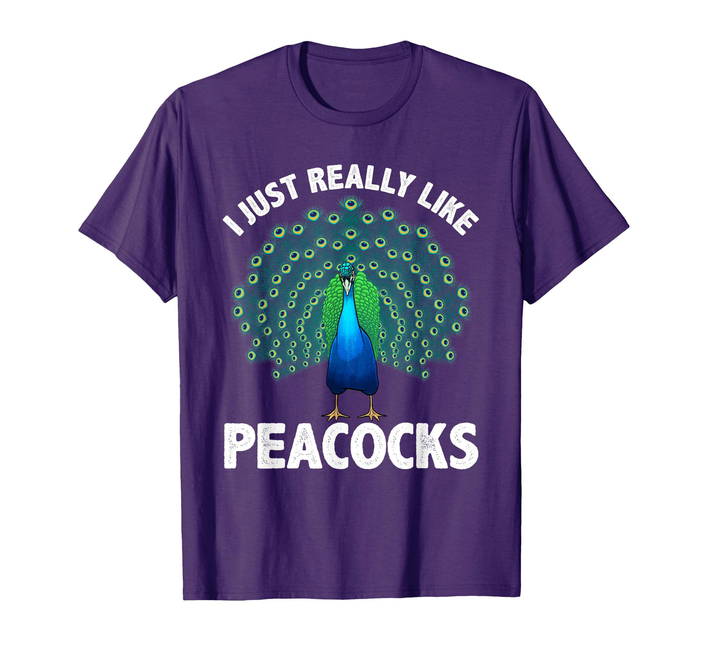Cool Peacock Design For Men Women Kids Bird Peacock Lovers T-Shirt
