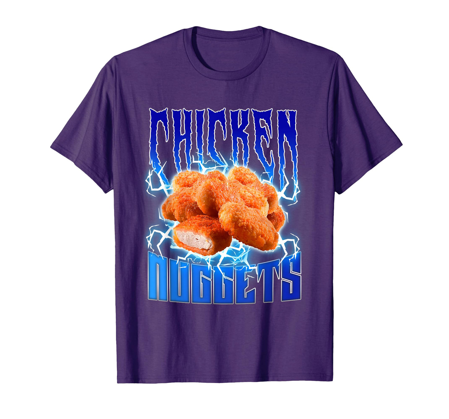 Chicken Nuggets Heavy Metal - Funny Chicken Nugget Lover T-Shirt