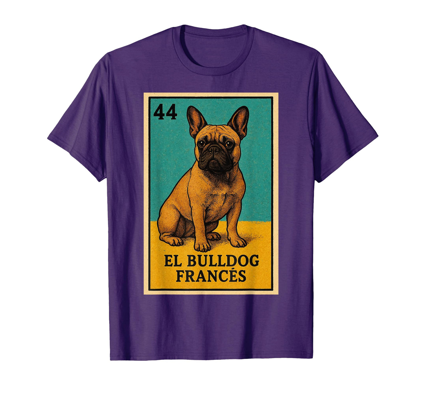 El Bulldog Frances Design T-Shirt
