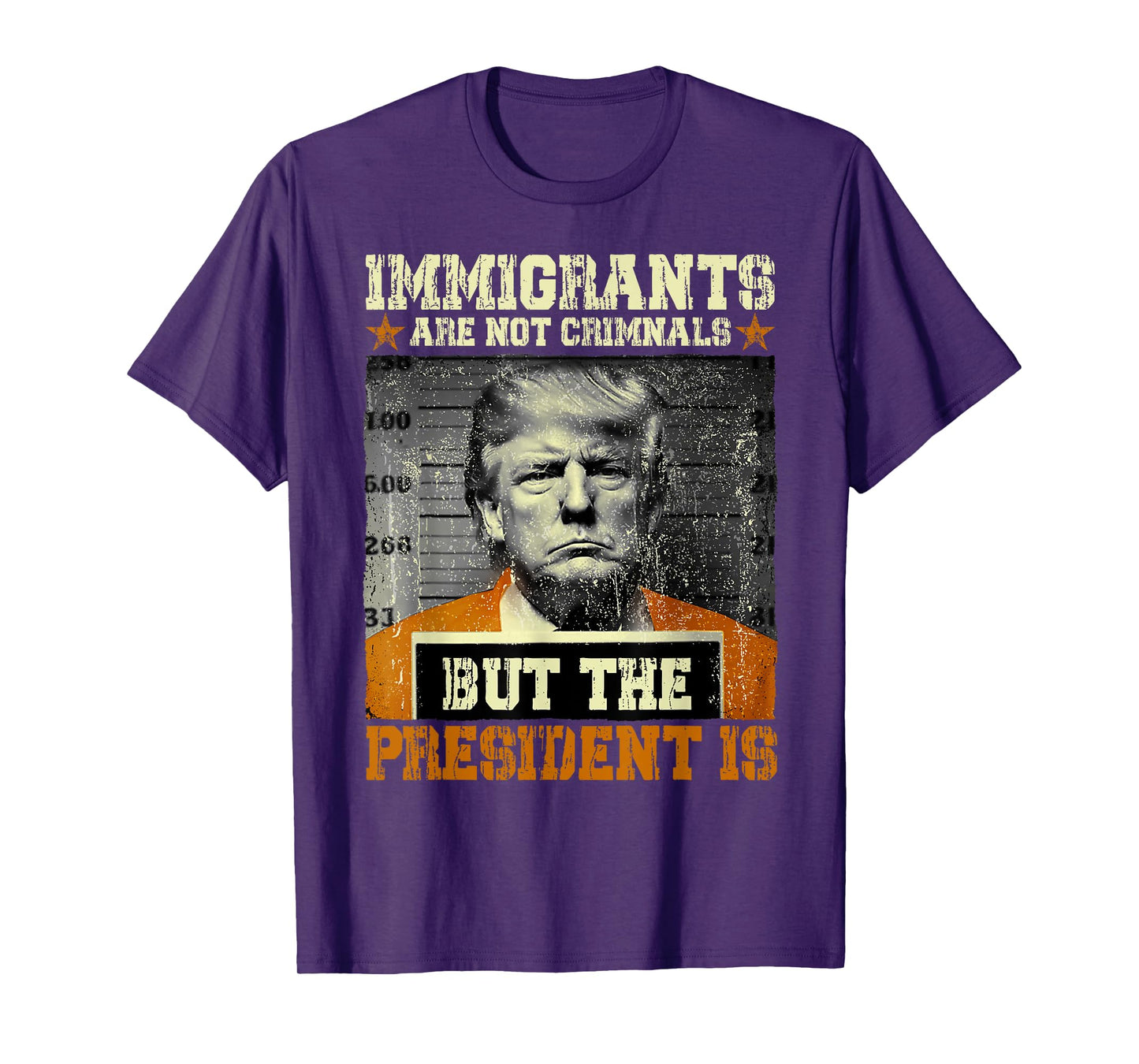 Immigrants Are Not Criminals But The President Is Funny T-Shirt