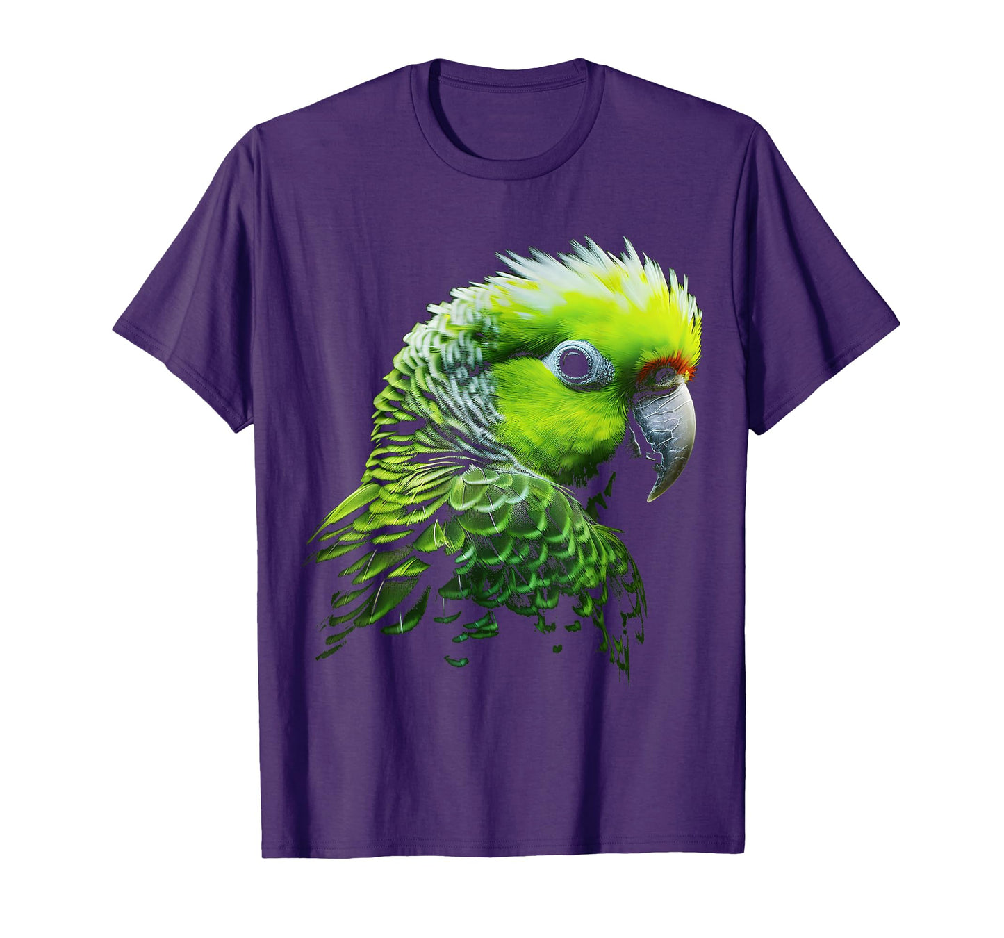 Parrot Art Cute Animal Portrait Bird Graphic Motif Parrot T-Shirt