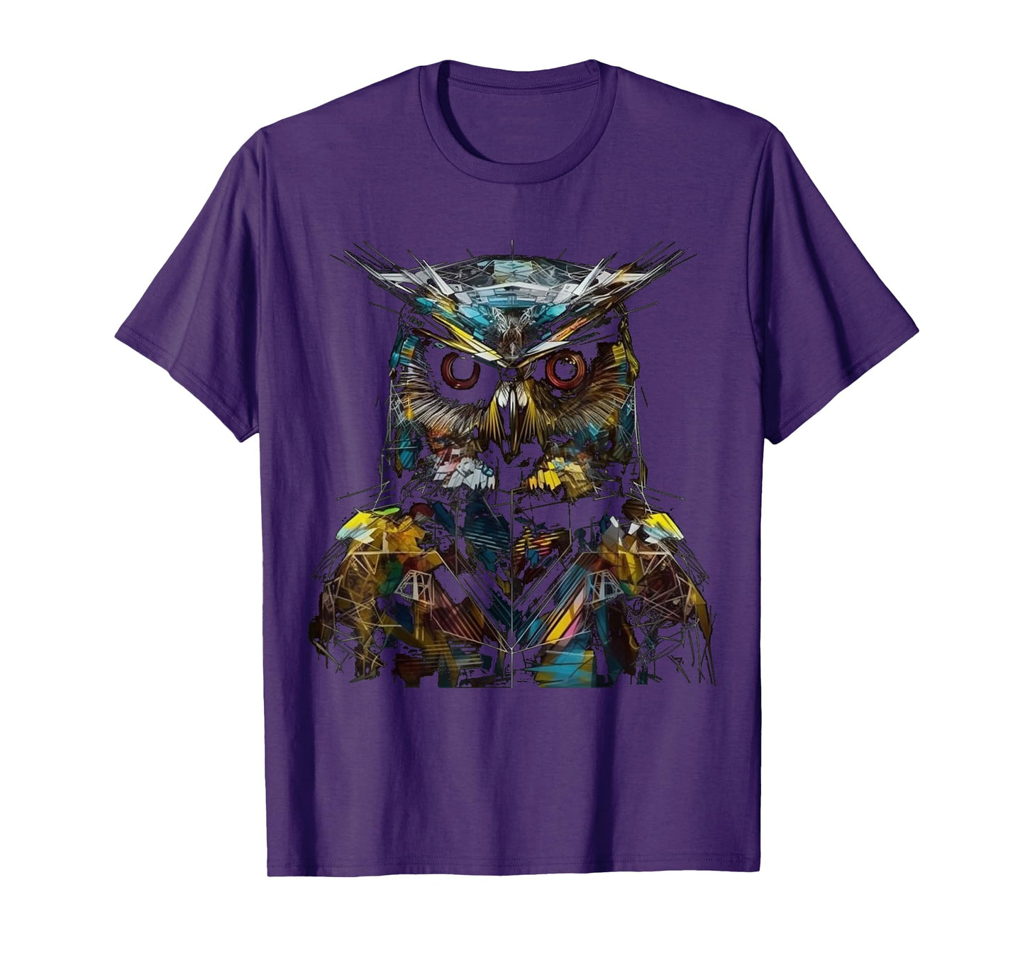 Owl artwork - bird art animal owl T-Shirt