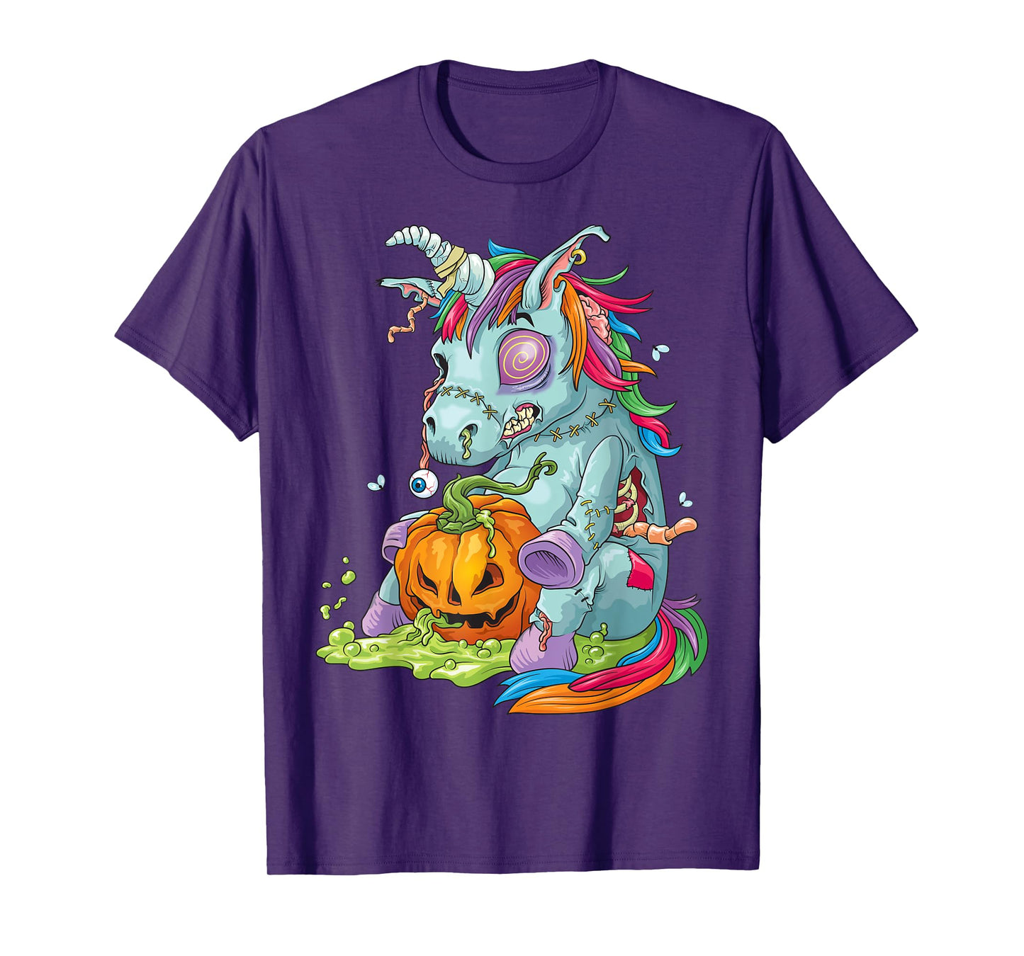 Zombie Unicorn Shirt - Undead Zombiecorn Halloween Costume T-Shirt