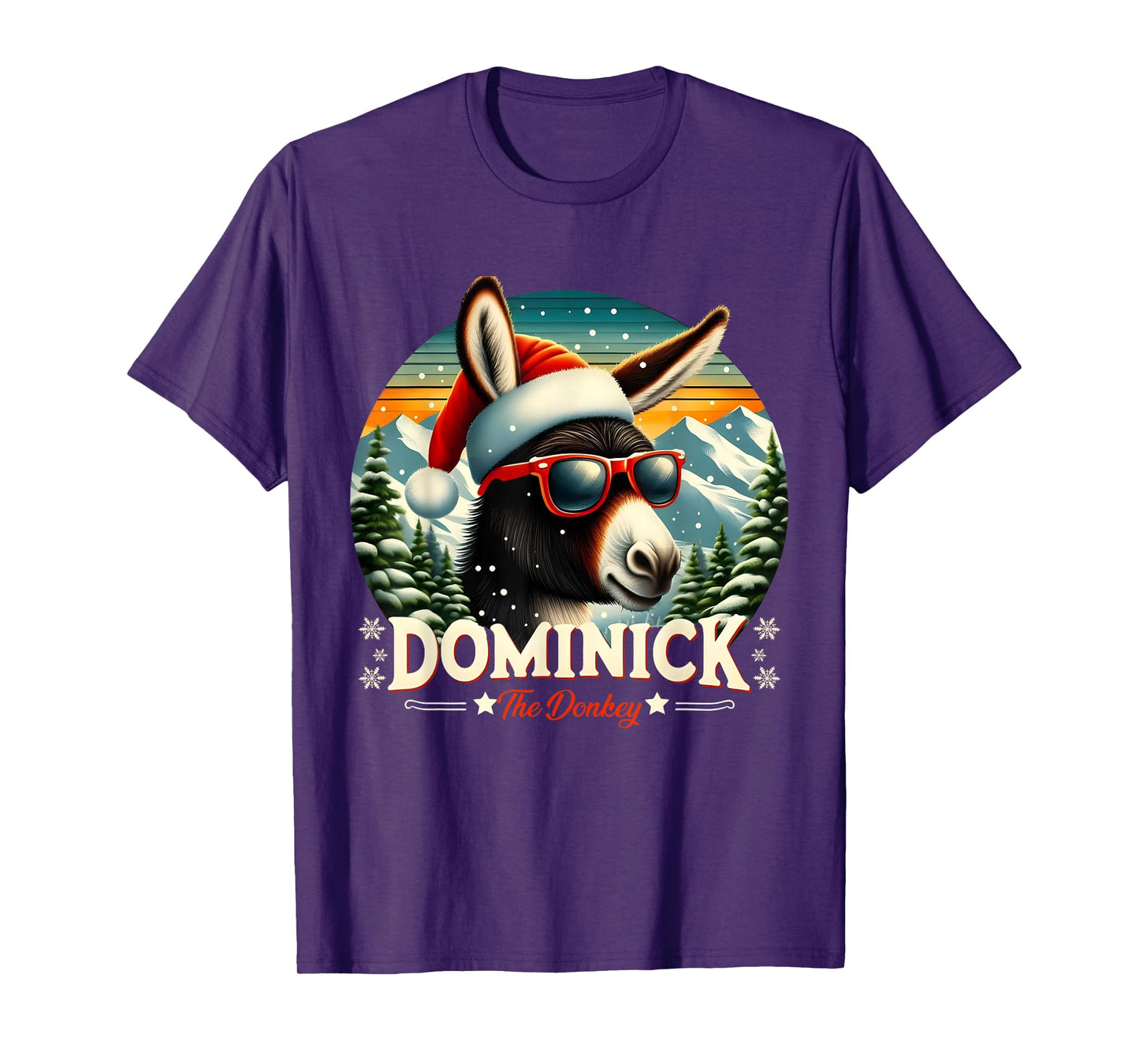Christmas Xmas Dominick the Donkey Christmas Donkey Cheer T-Shirt