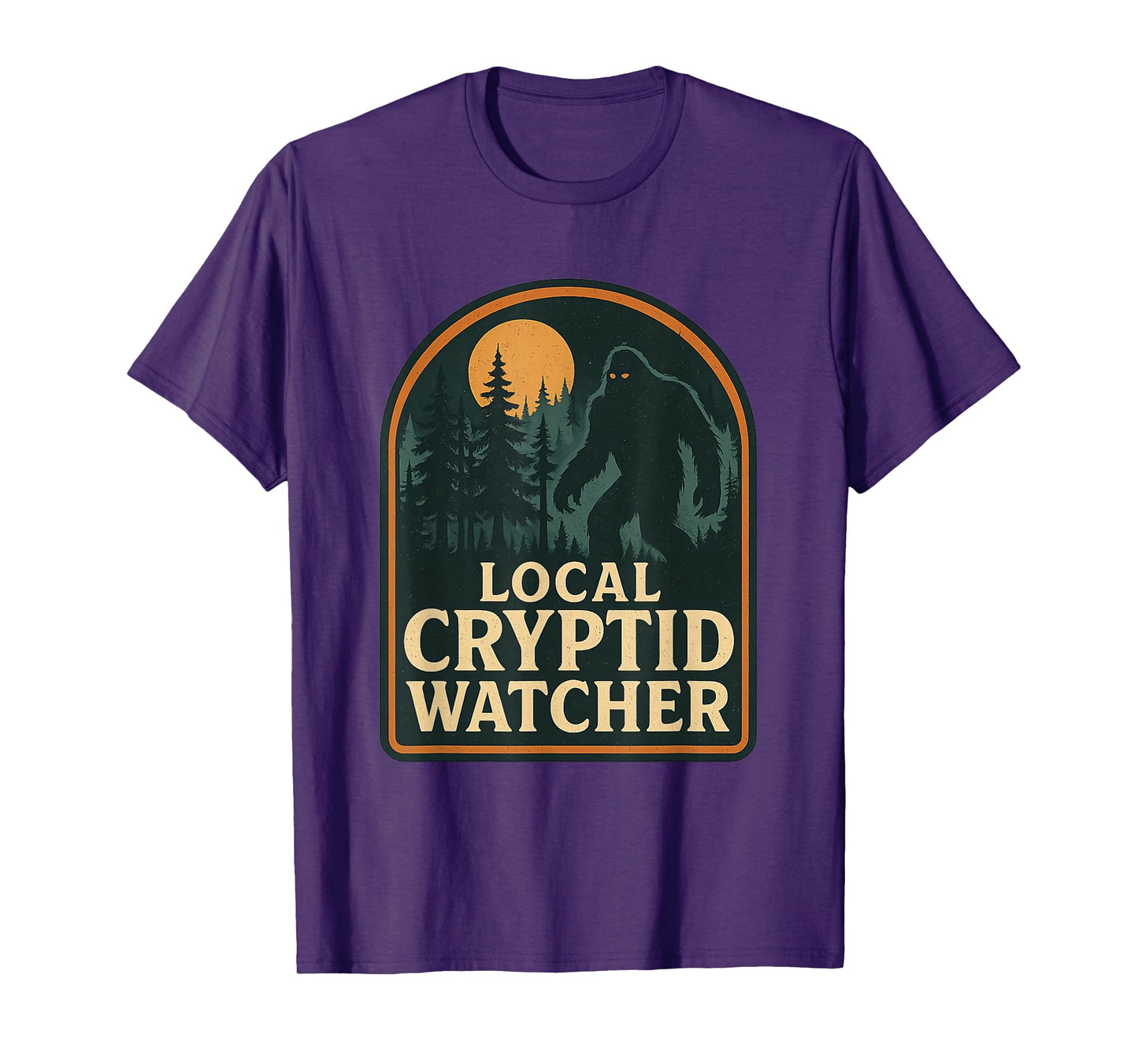 Cryptidcore Local Cryptid Watcher Urban Legend T-Shirt