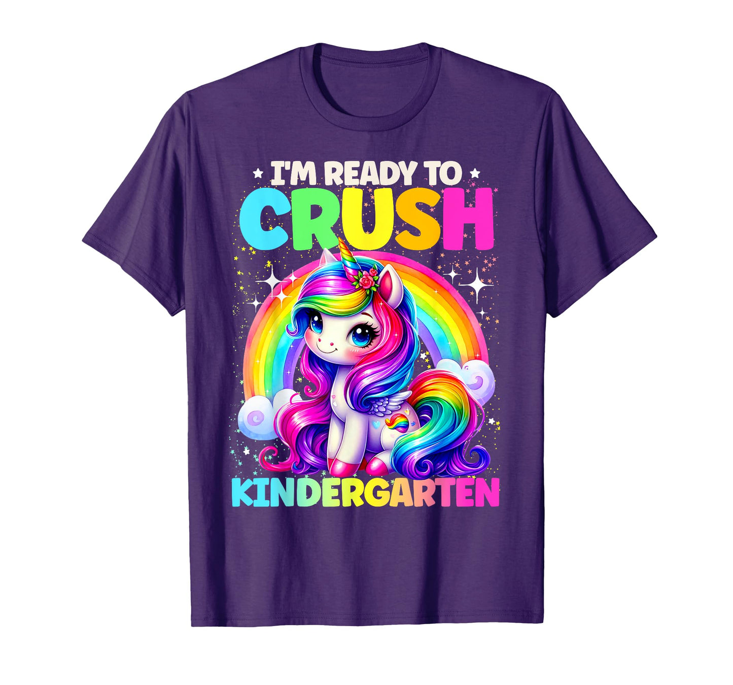 I’m Ready to Crush Kindergarten Unicorn Back to School T-Shirt