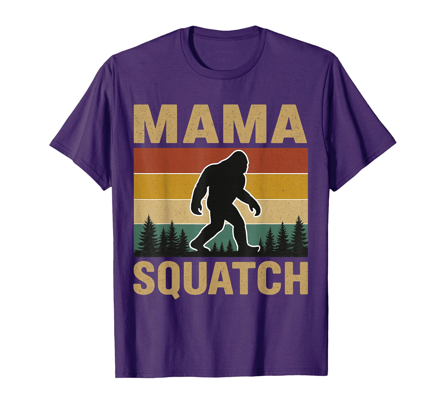 Mama Squatch Bigfoot Mama Sasquatch Yeti Family Matching T-Shirt