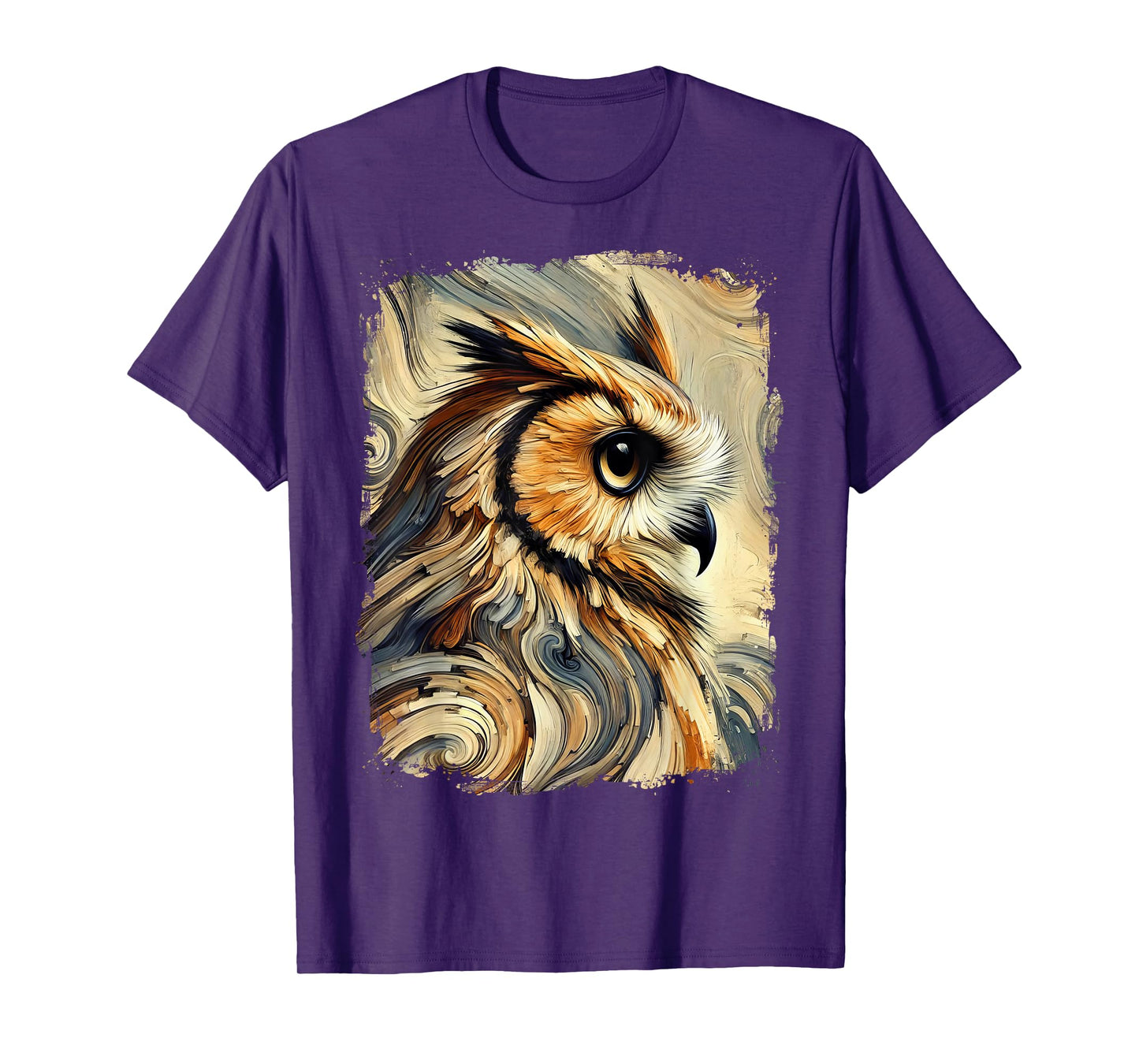 Abstract Owl Colourful and Elegant Artwork T-Shirt