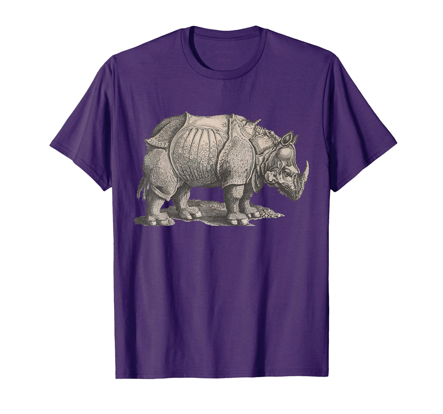 Rhinoceros by Albrecht Durer Famous Rhino Woodcut print Tee
