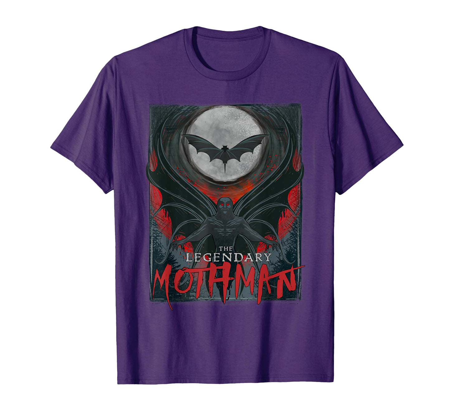 mothman legend, cryptozoology, cryptids mens fun cult movie T-Shirt