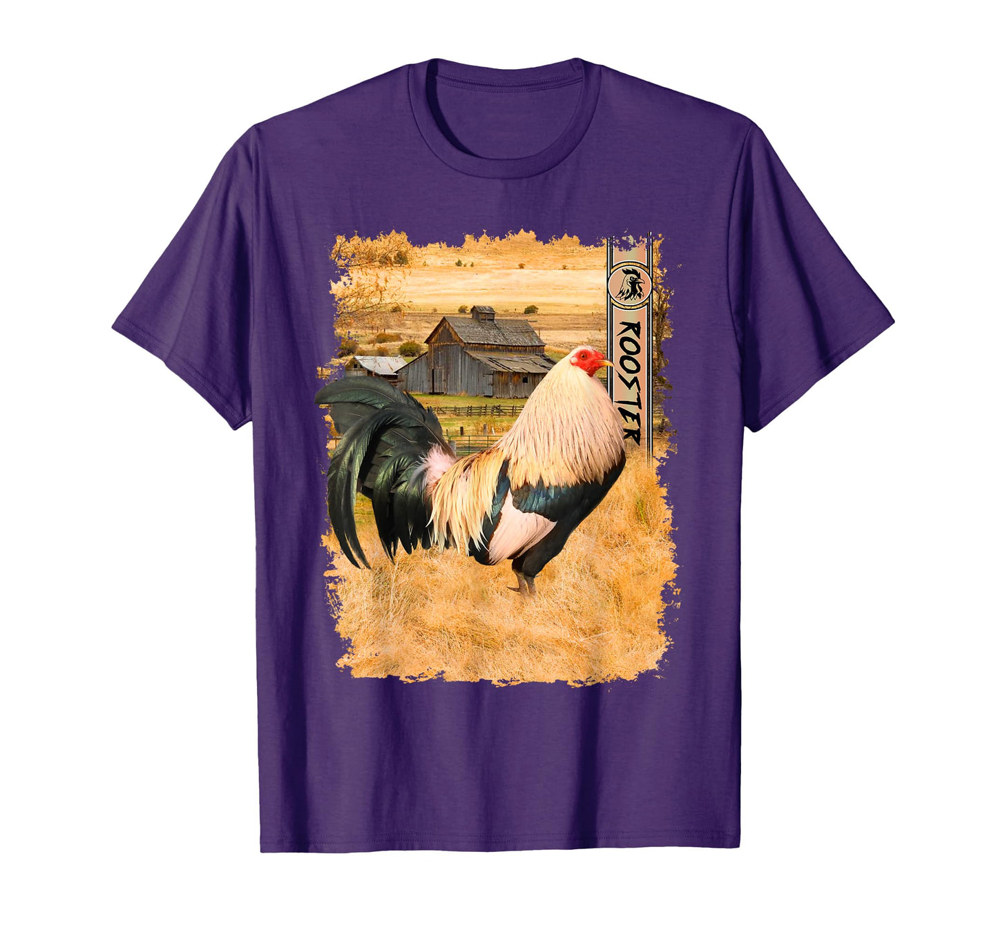 Rooster Enthusiast Cockfighter Game Fowl Cockfighting Unisex-Adults Black T-Shirt