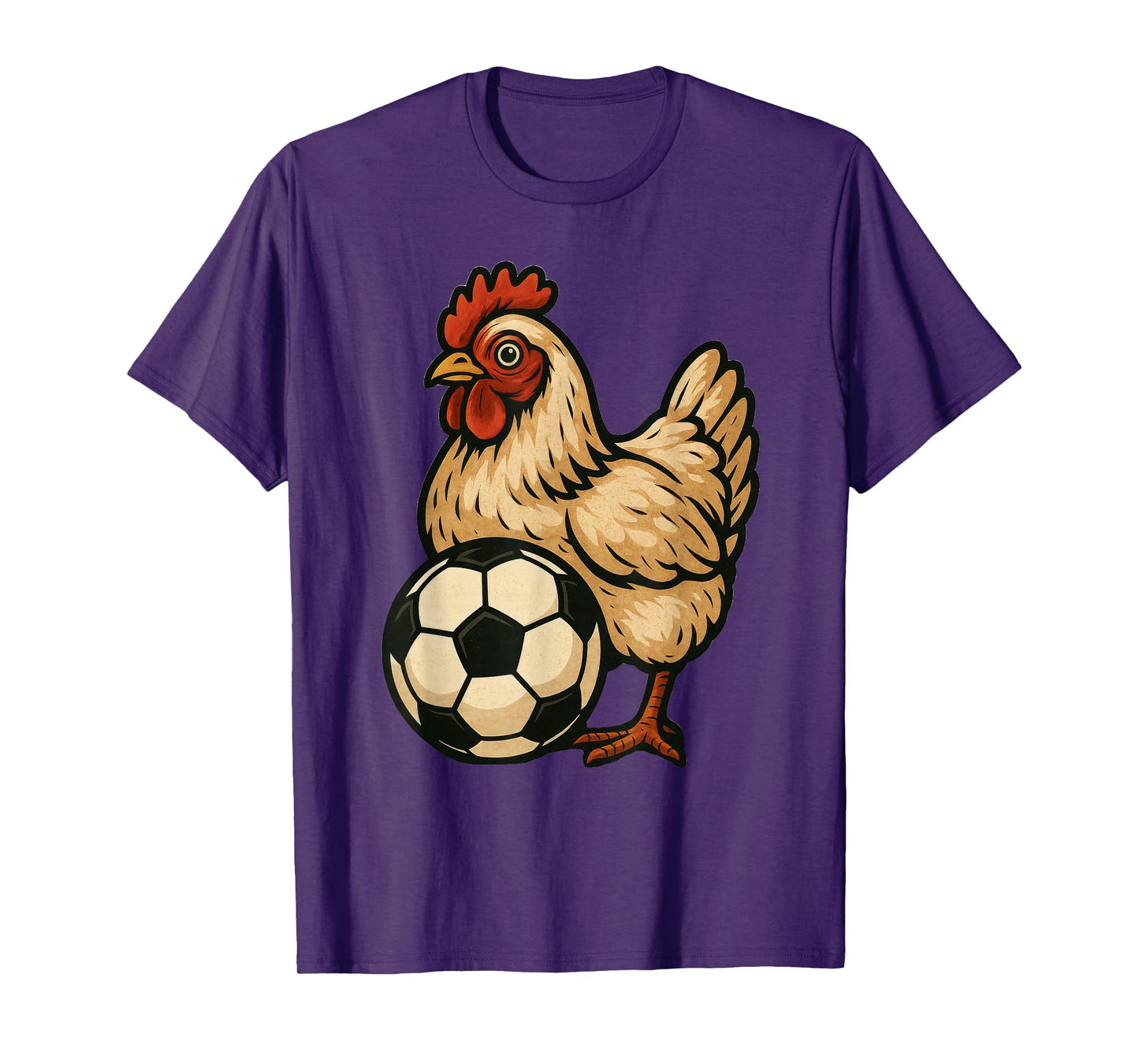 Funny Chicken Soccer T-Shirt