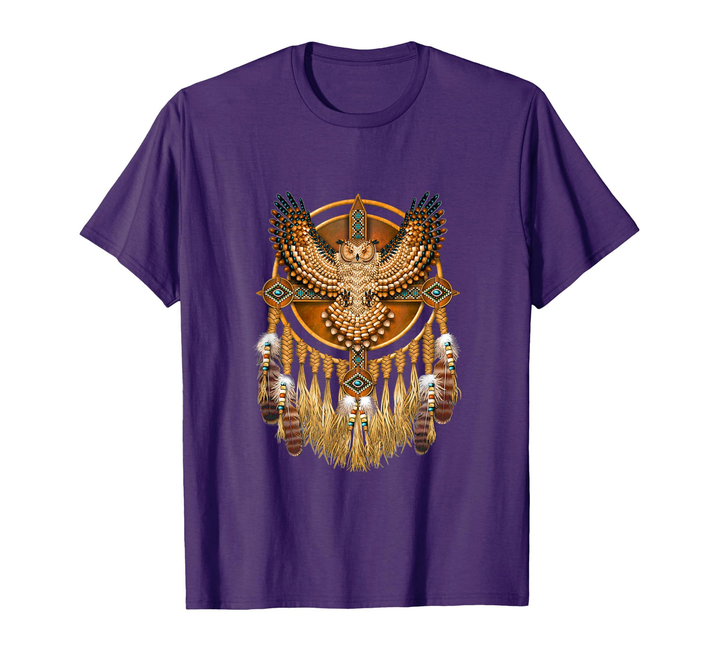 Native American Tribal Art Owl, Mystic owl T-Shirt