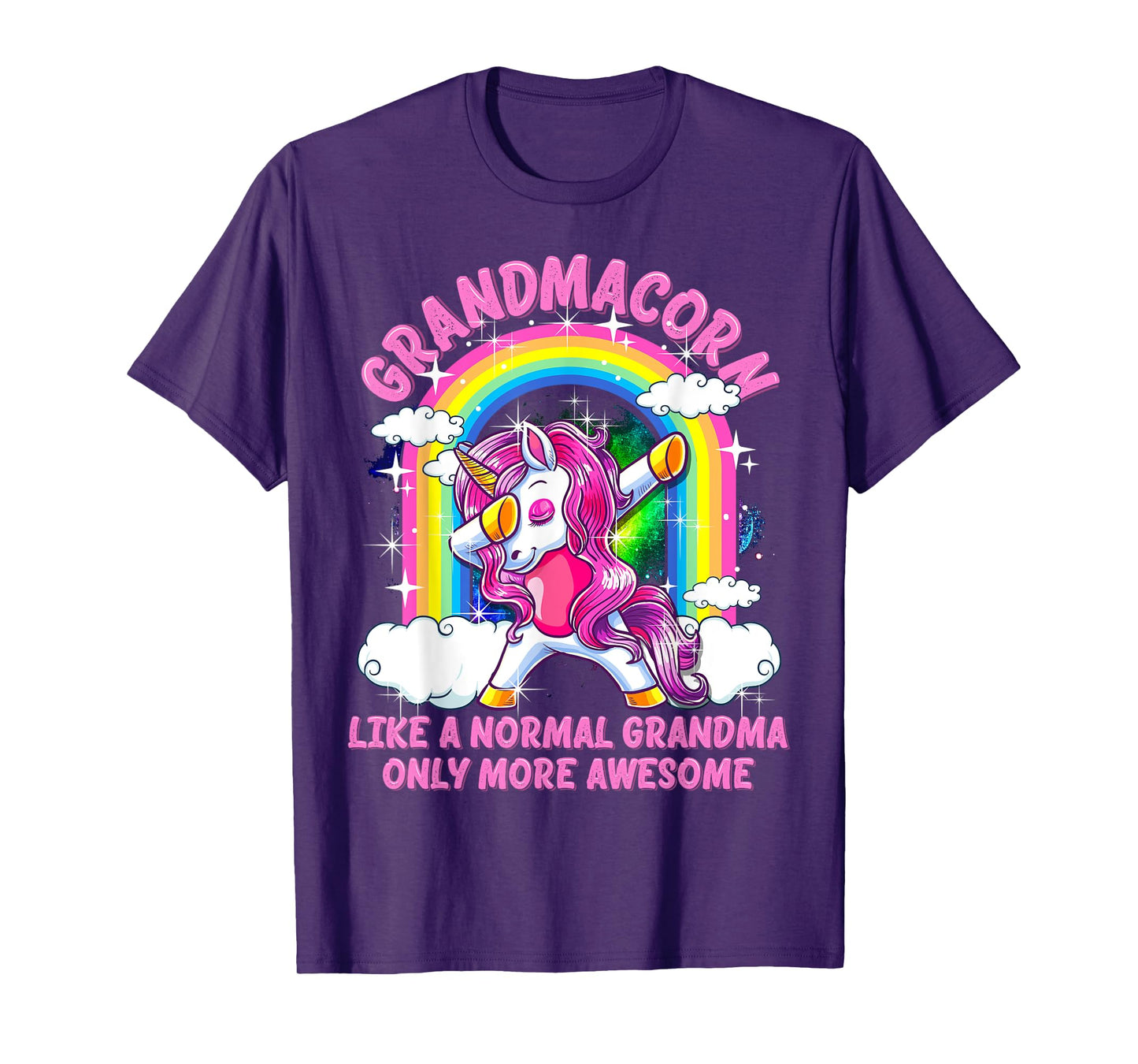 Grandmacorn Like A Normal Grandma Only More Awesome Unicorn T-Shirt