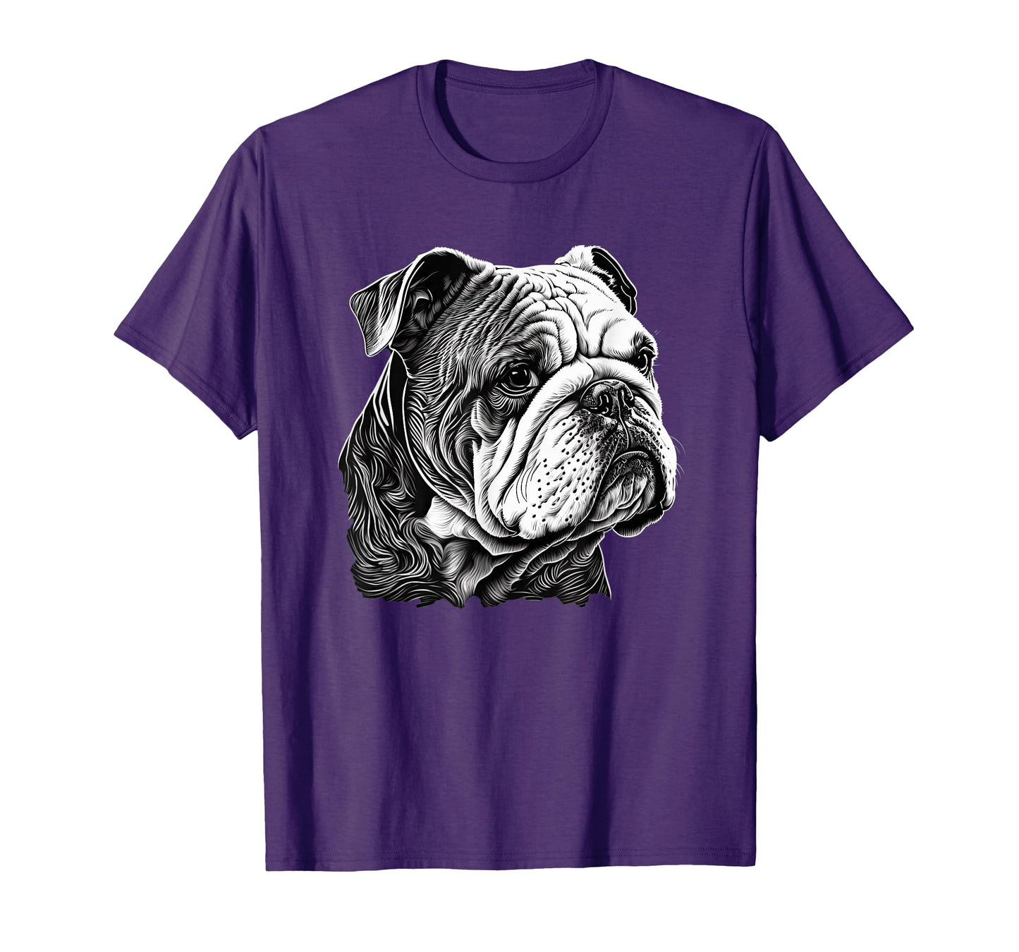 Funny Bulldog Dog Men Women Girls Kids T-Shirt