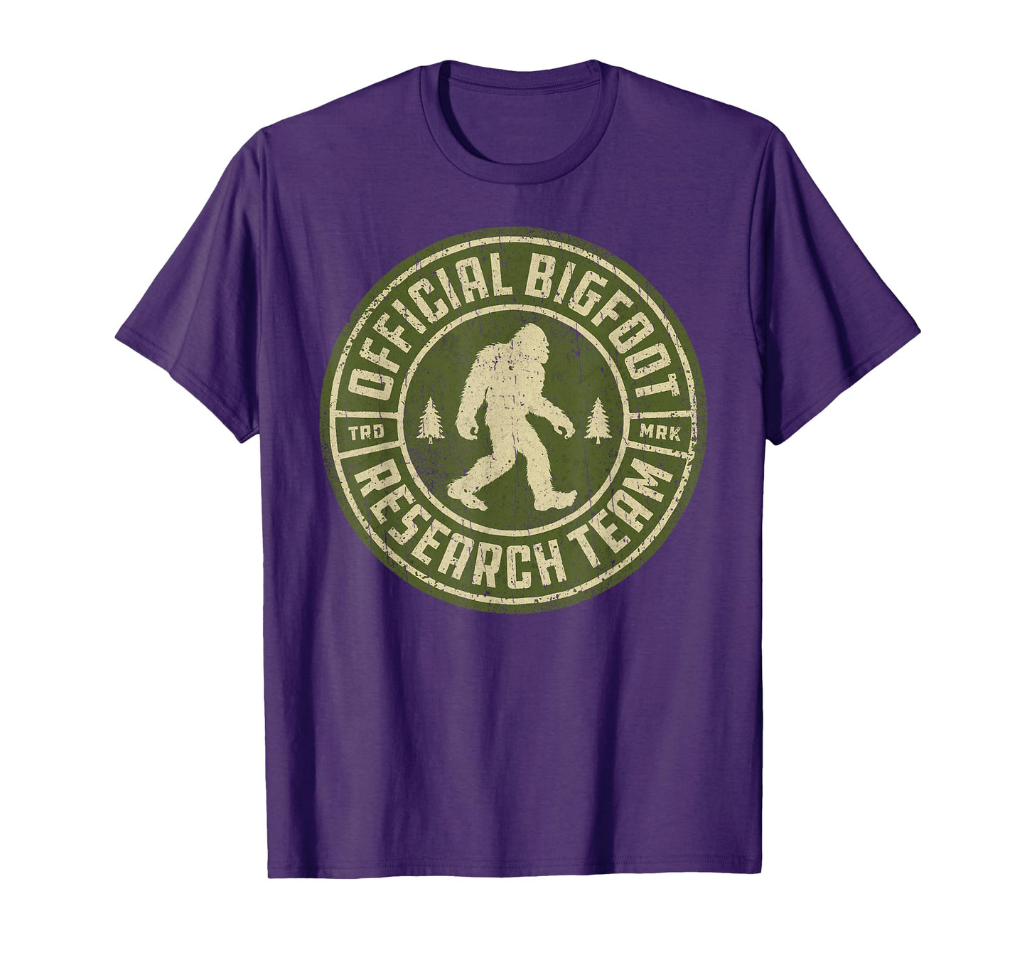 Bigfoot Research Team Retro Vintage Sasquatch Men Women T-Shirt