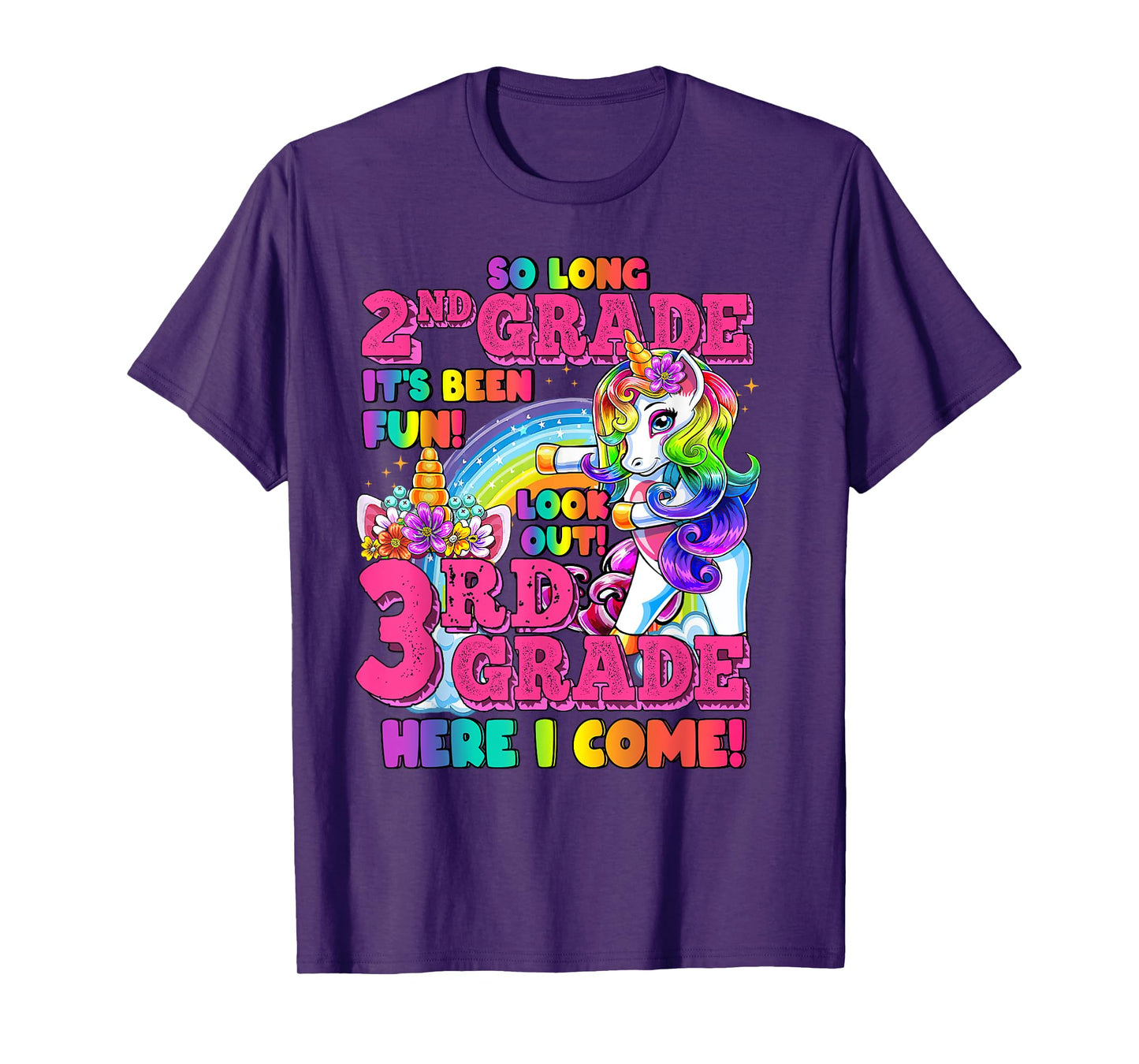So long 2nd grade it's been fun 2nd grade Nailed It Unicorn T-Shirt