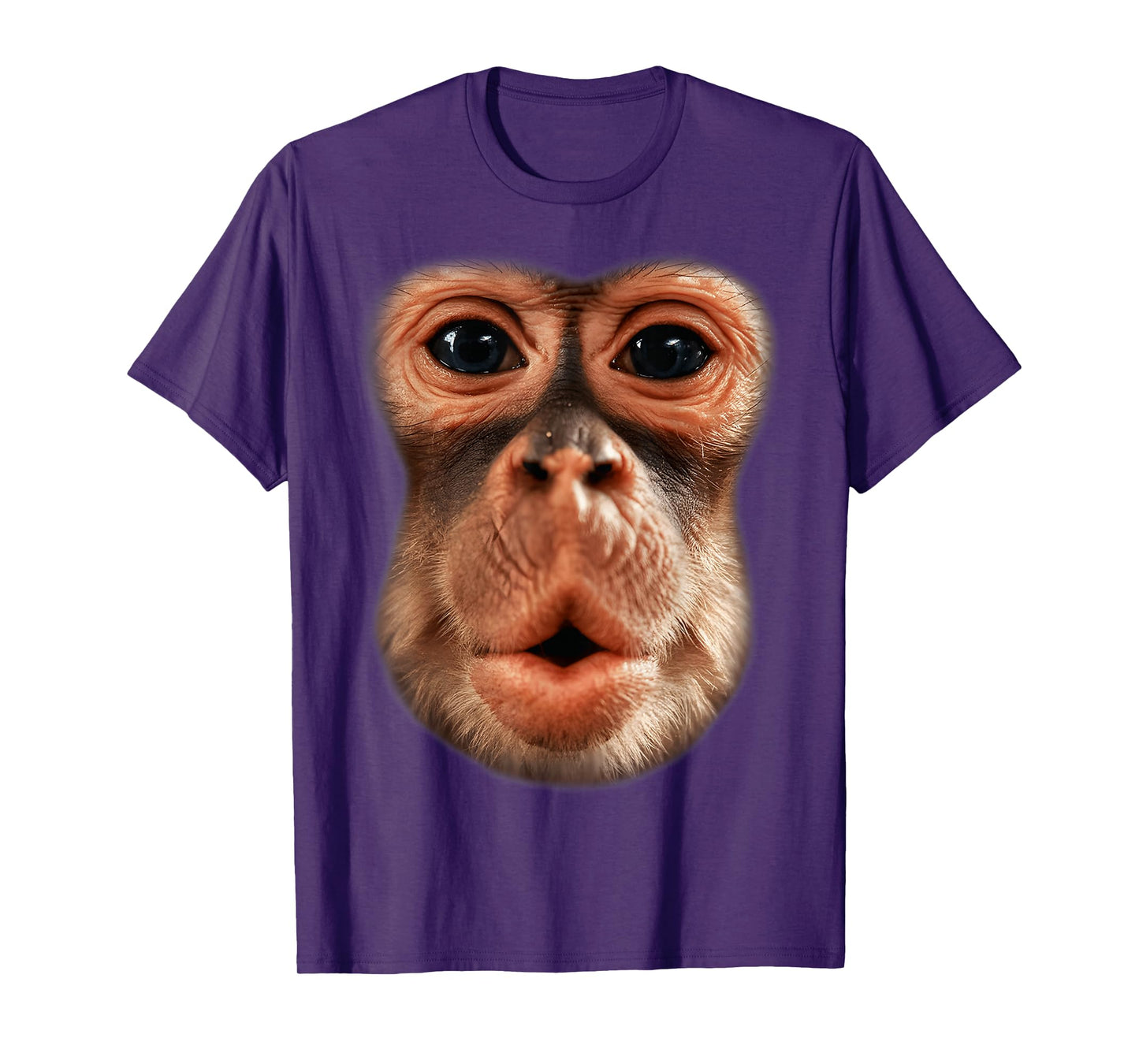 Funny Monkey Face Breath Men Boy Kid Halloween Costume T-Shirt