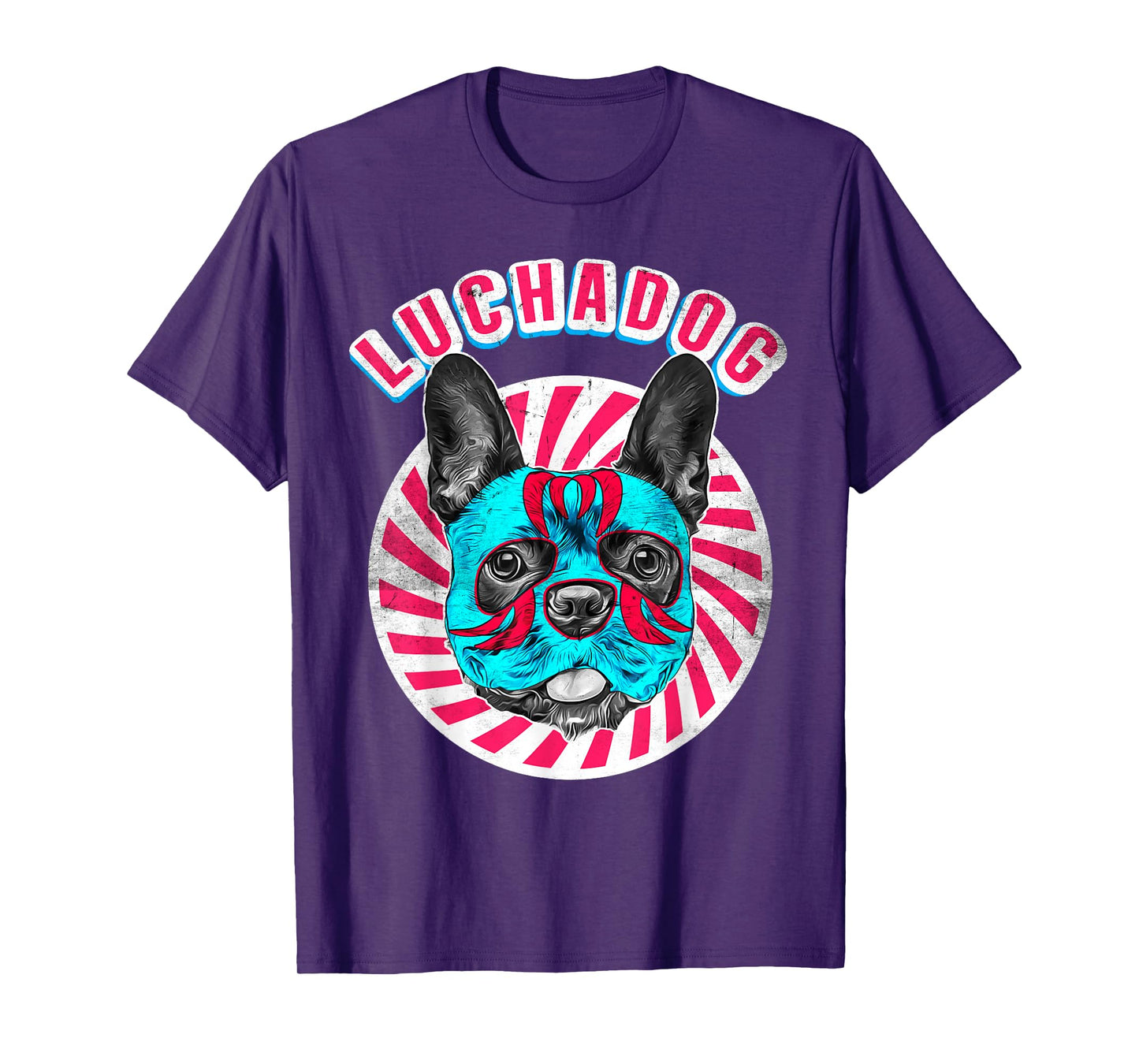 Luchadog Mexican Wrestling - Lucha Luchador Dog Wears Mask T-Shirt