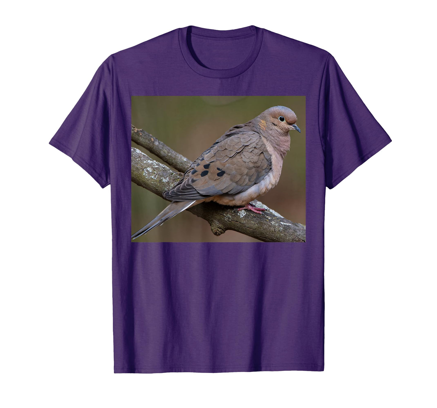 Mourning dove perched on a branch T-Shirt