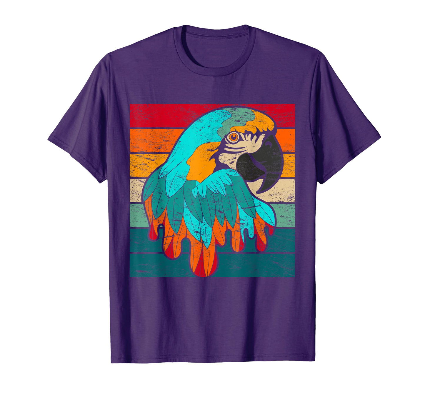 Retro Macaw Parrot T-Shirt