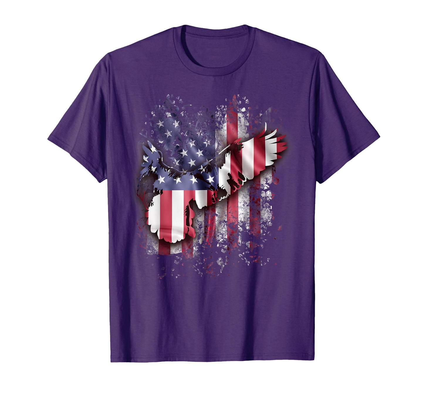 Eagle And American Flag Gorgeous Vintage 4th July T-Shirt